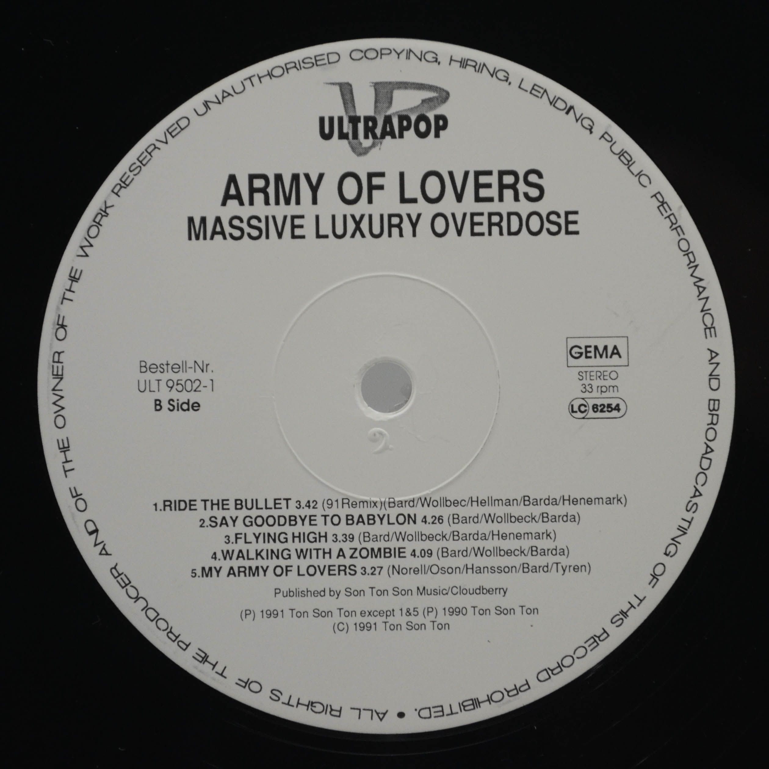 Army Of Lovers — Massive Luxury Overdose, 1991