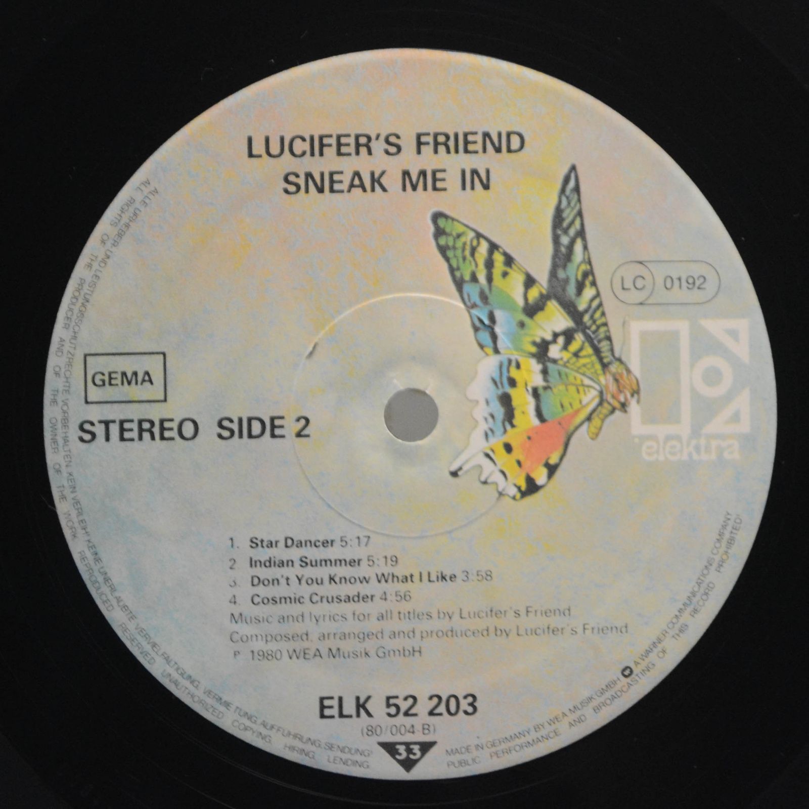 Lucifer's Friend — Sneak Me In, 1980