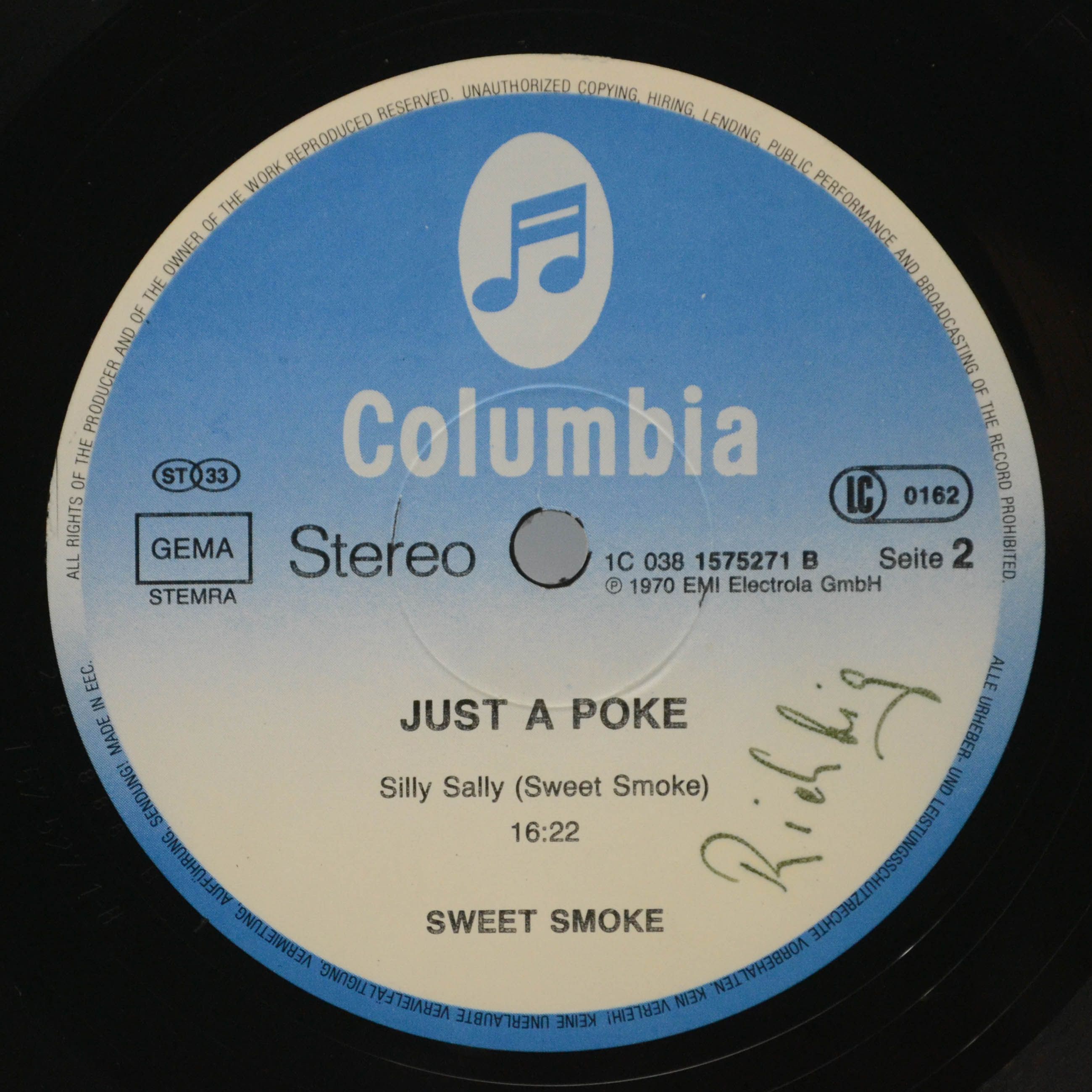 Виниловая пластинка Sweet Smoke — Just A Poke, 1970