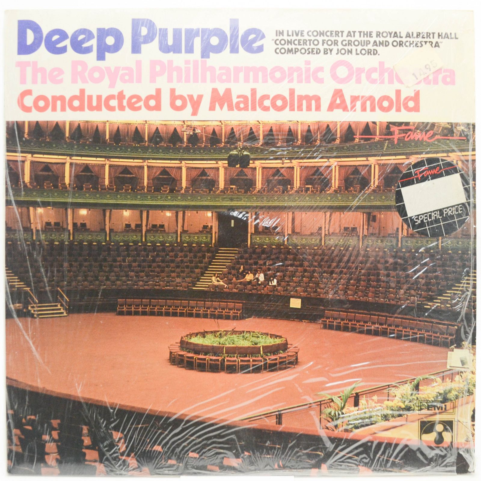 Deep Purple, The Royal Philharmonic Orchestra Conducted by Malcolm Arnold — Concerto For Group And Orchestra, 1969