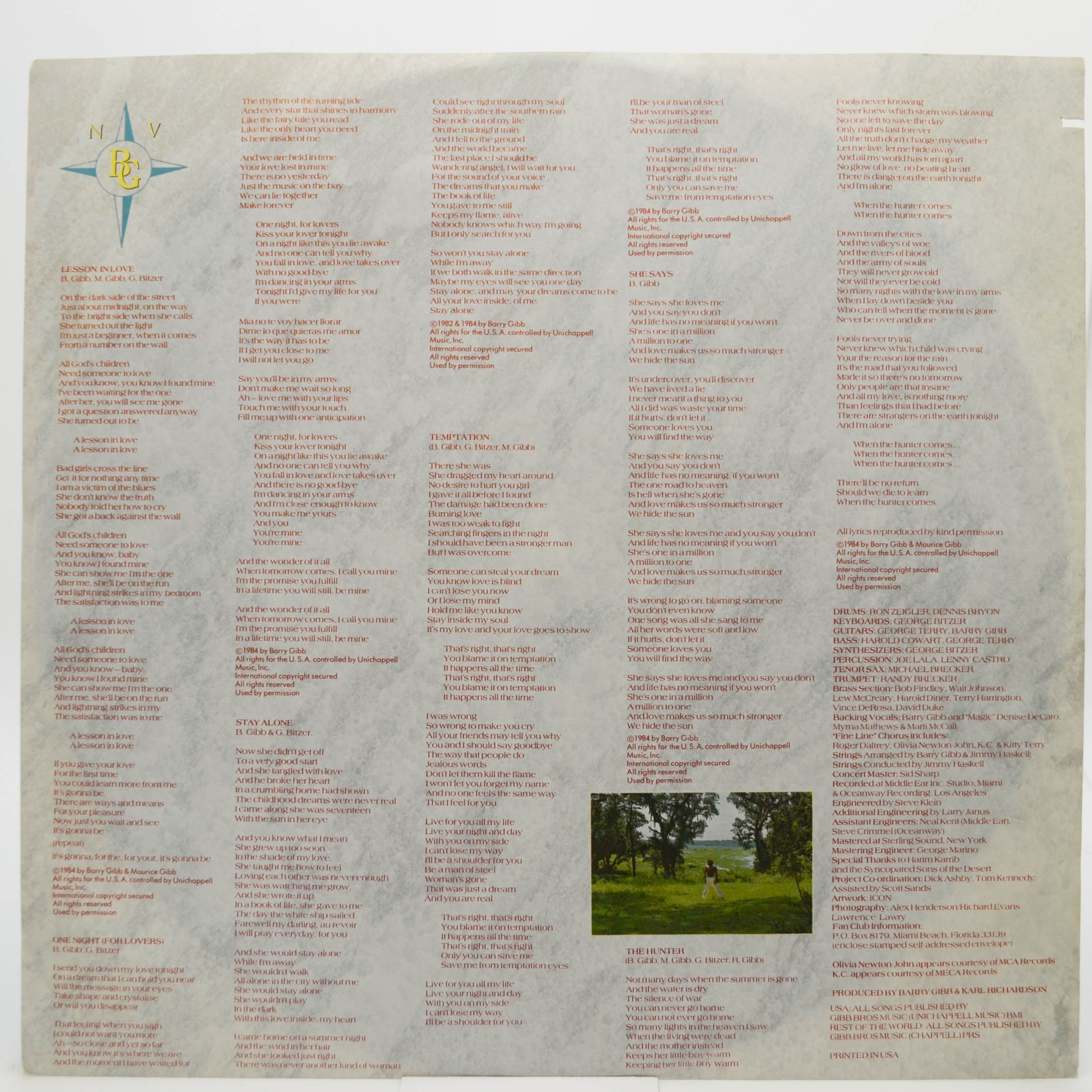 Barry Gibb — Now Voyager (USA), 1984