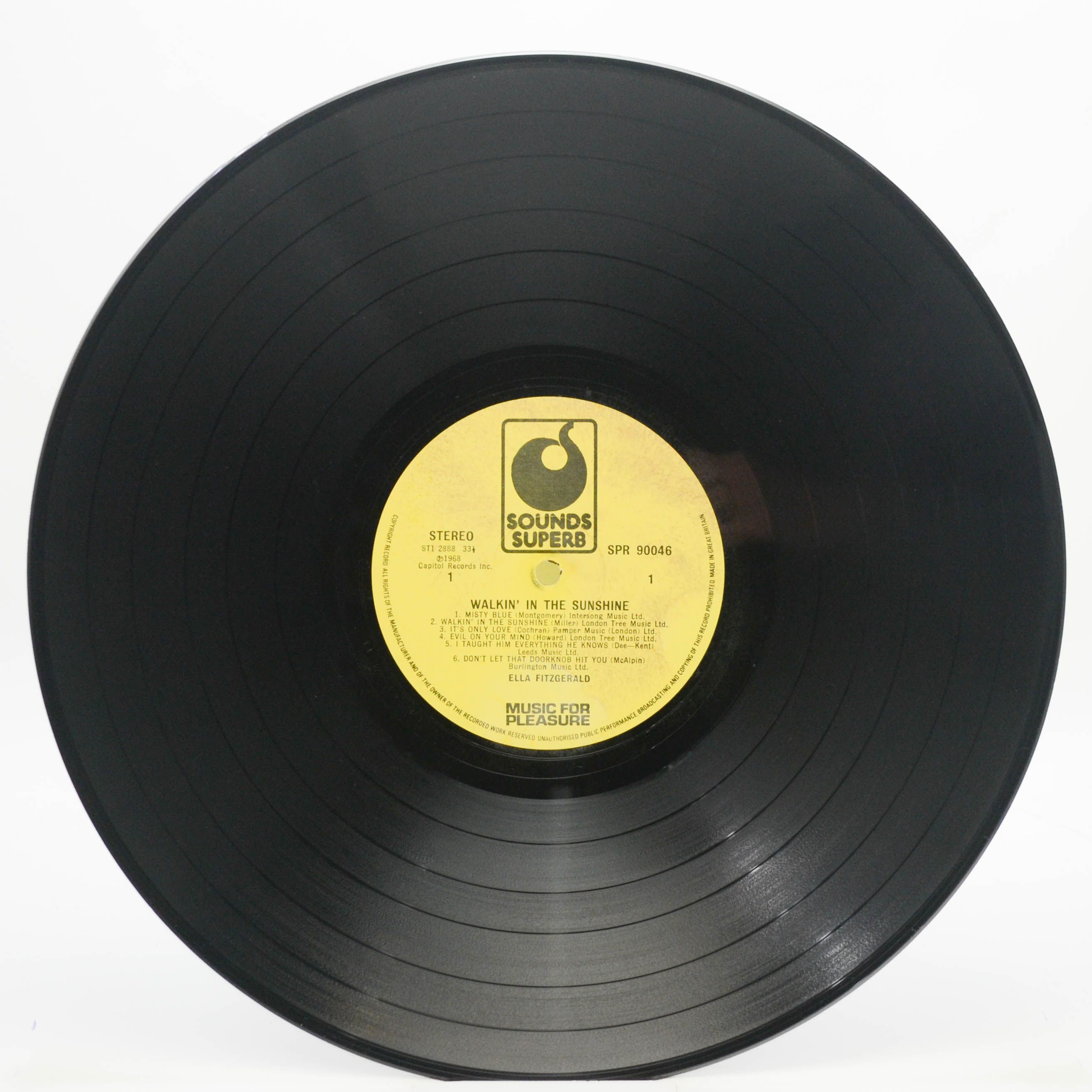 Ella Fitzgerald — Walkin' In The Sunshine (UK), 1968