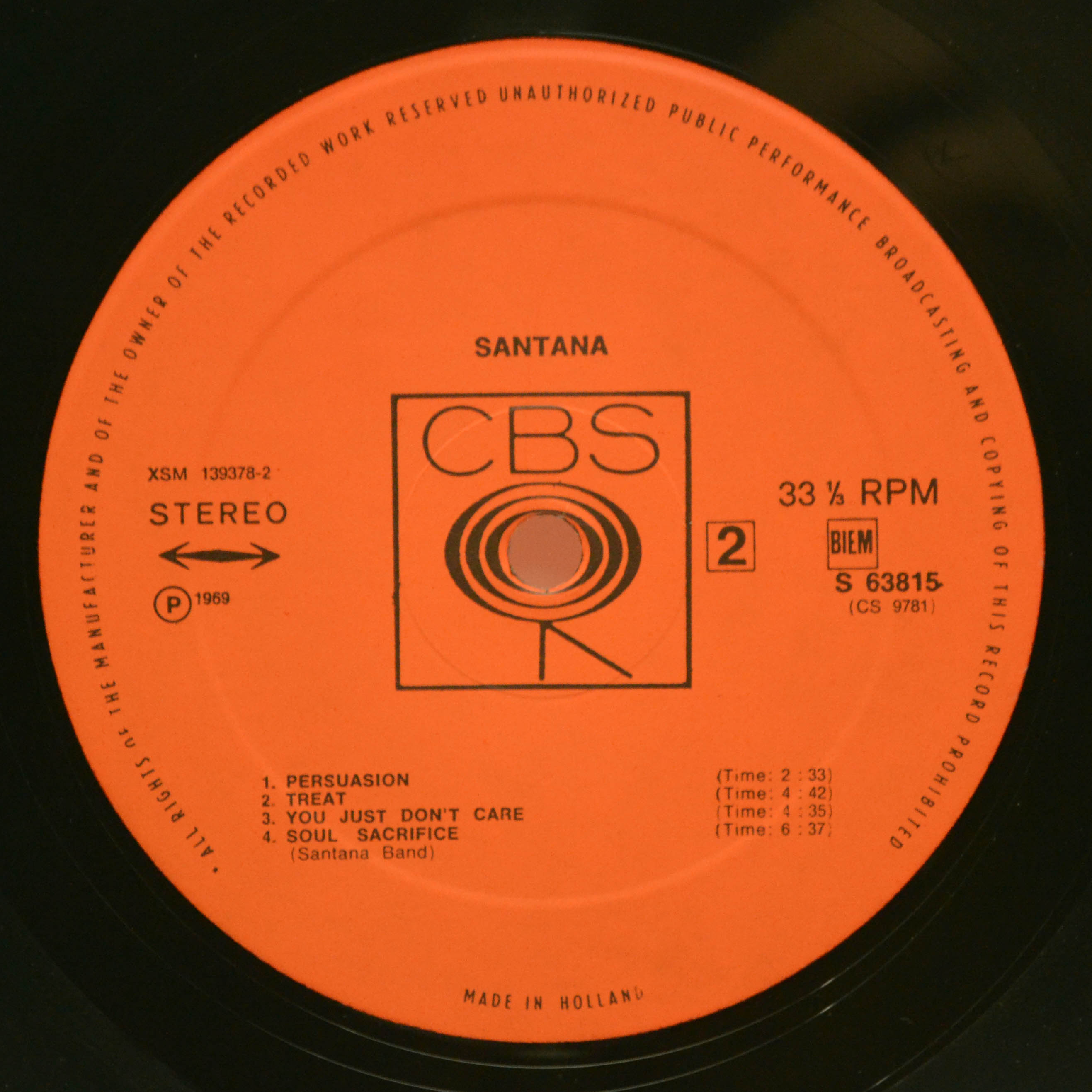 Santana — Santana, 1969