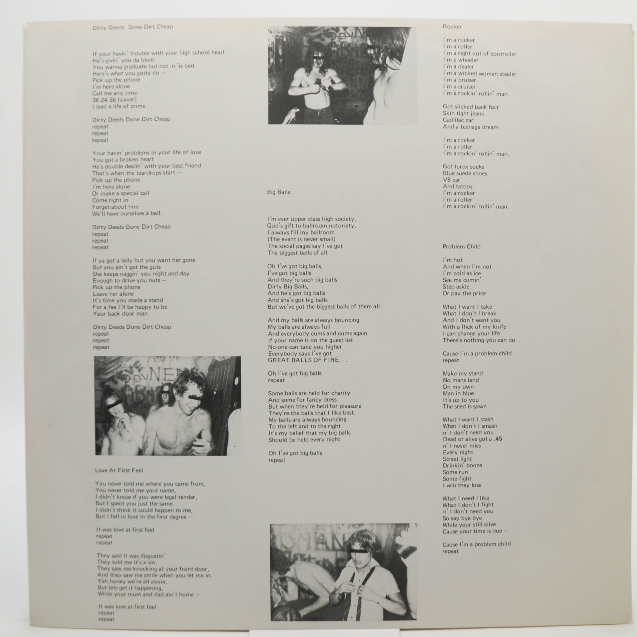 AC/DC — Dirty Deeds Done Dirt Cheap, 1976