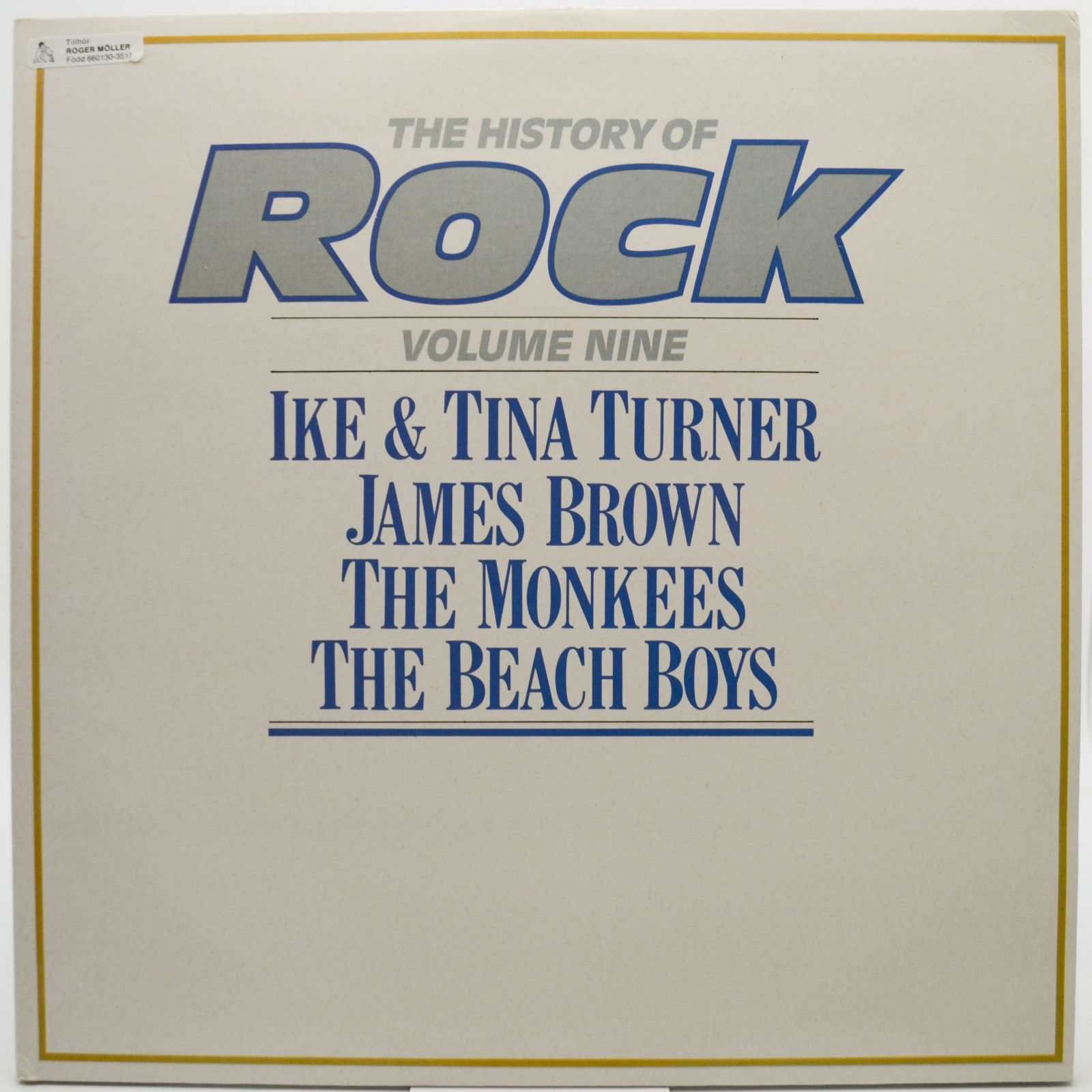 Ike & Tina Turner / James Brown / The Monkees / The Beach Boys — The History Of Rock (Volume Nine) (2LP, UK), 1982