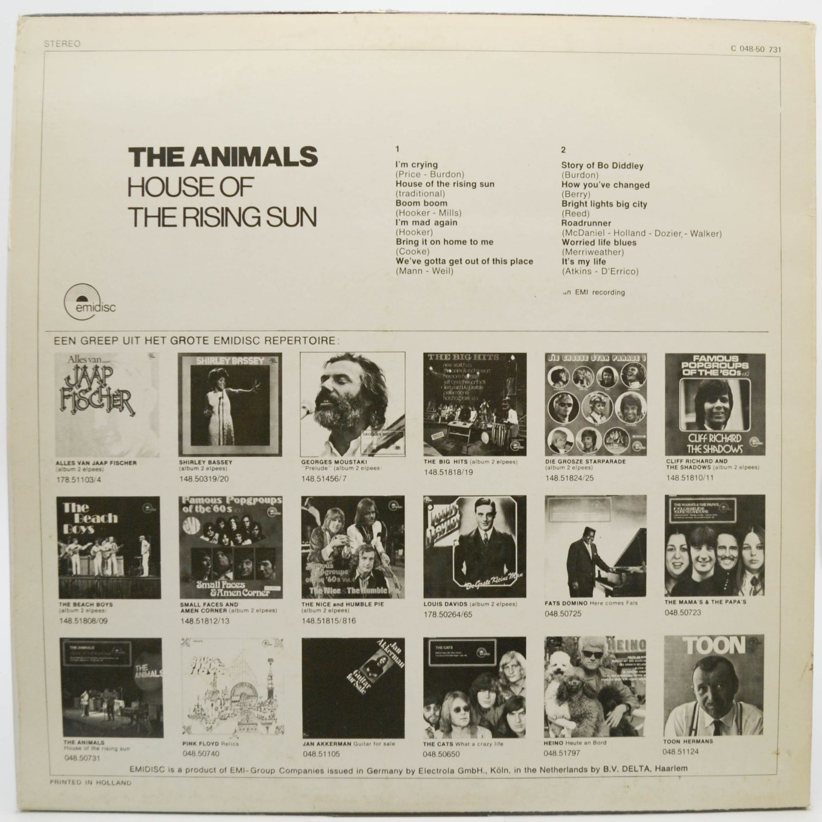 Animals — House Of The Rising Sun, 1970