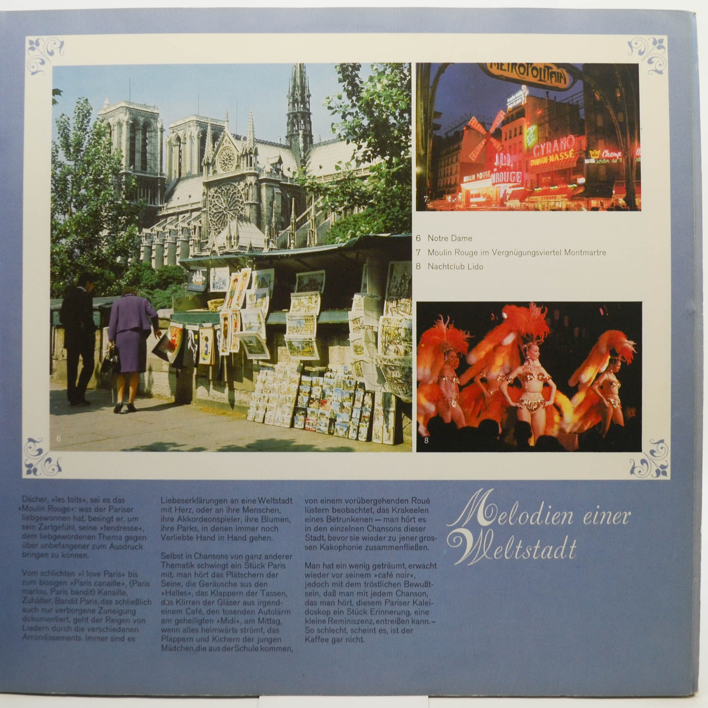 Виниловая пластинка Various — Paris - Melodien Einer Weltstadt (2LP), 1982