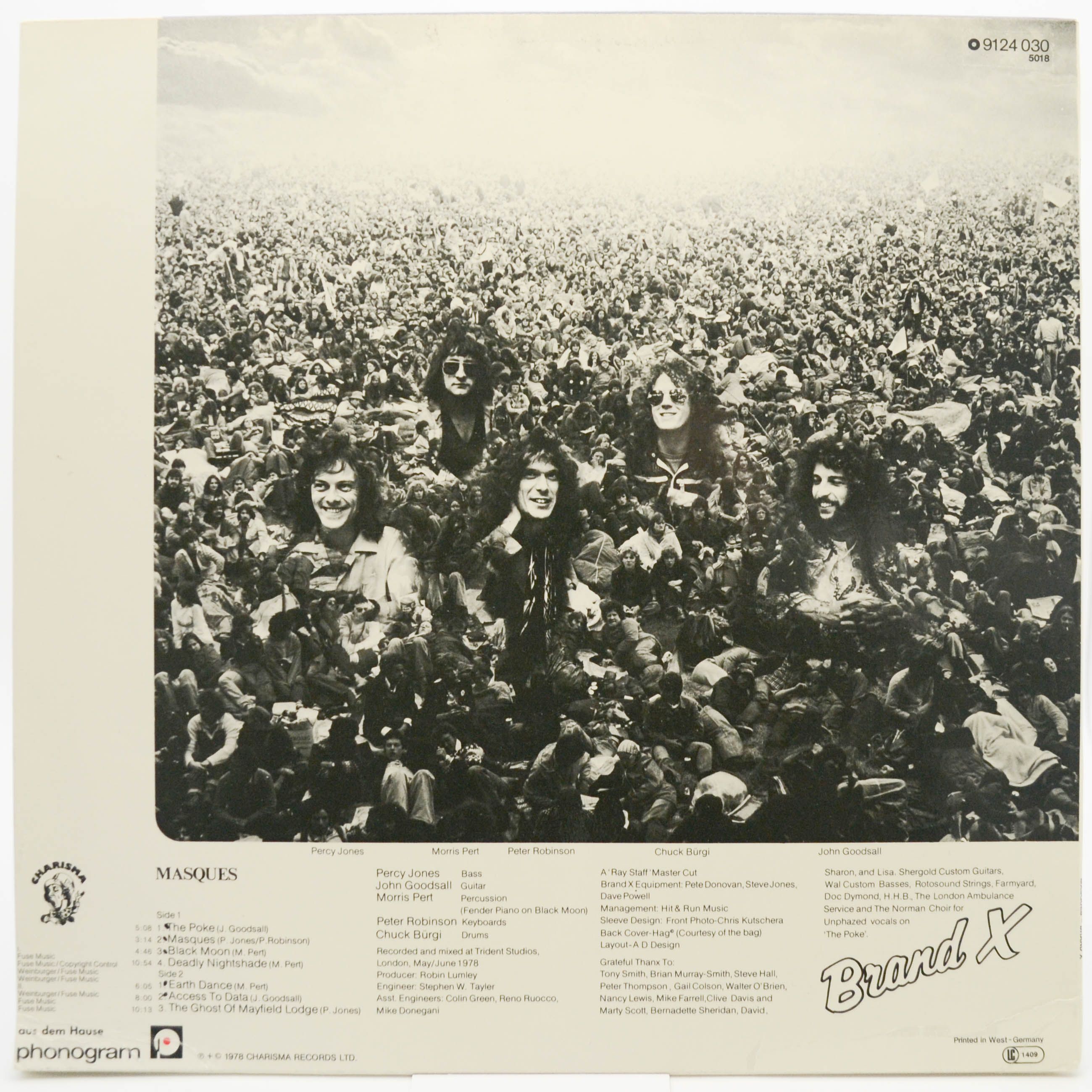 Brand X — Masques, 1978