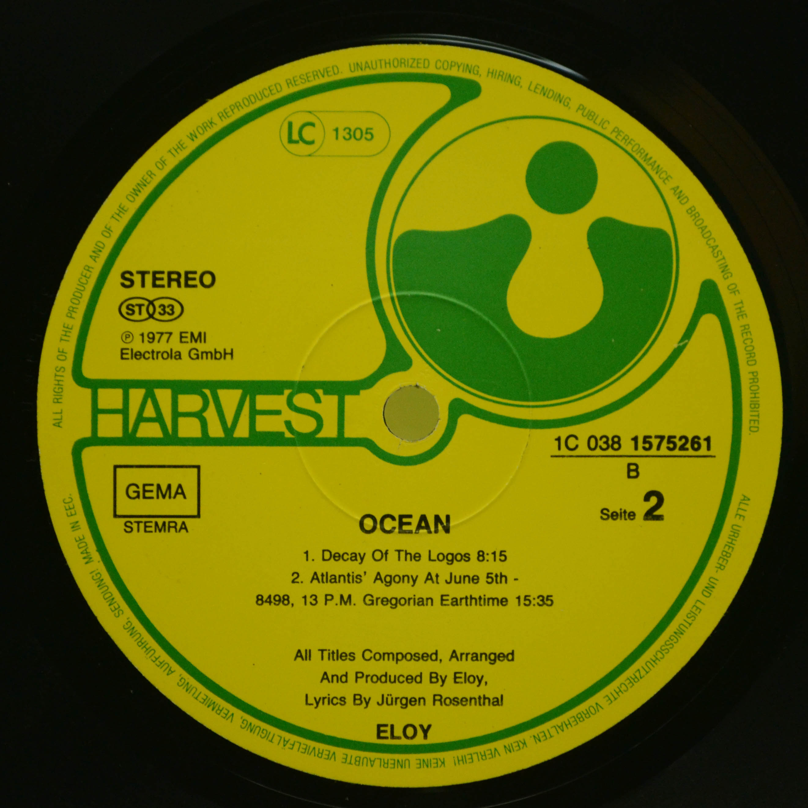Eloy — Ocean, 1984