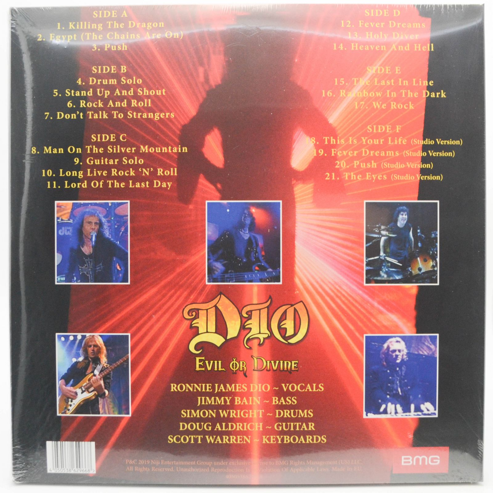 Dio — Evil Or Divine (3LP, Lenticular 3D), 2002