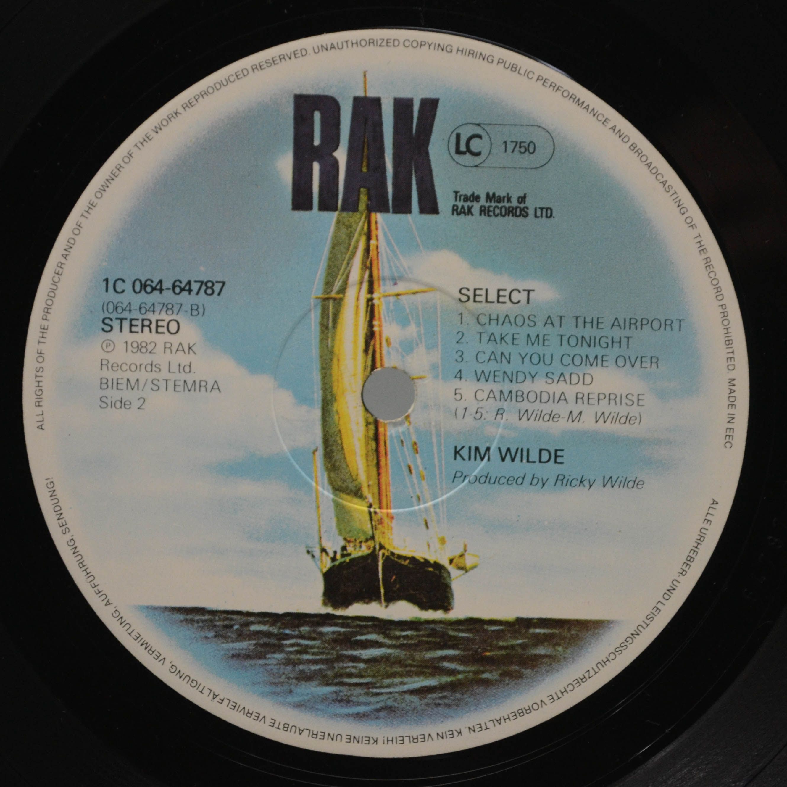 Kim Wilde — Select, 1982