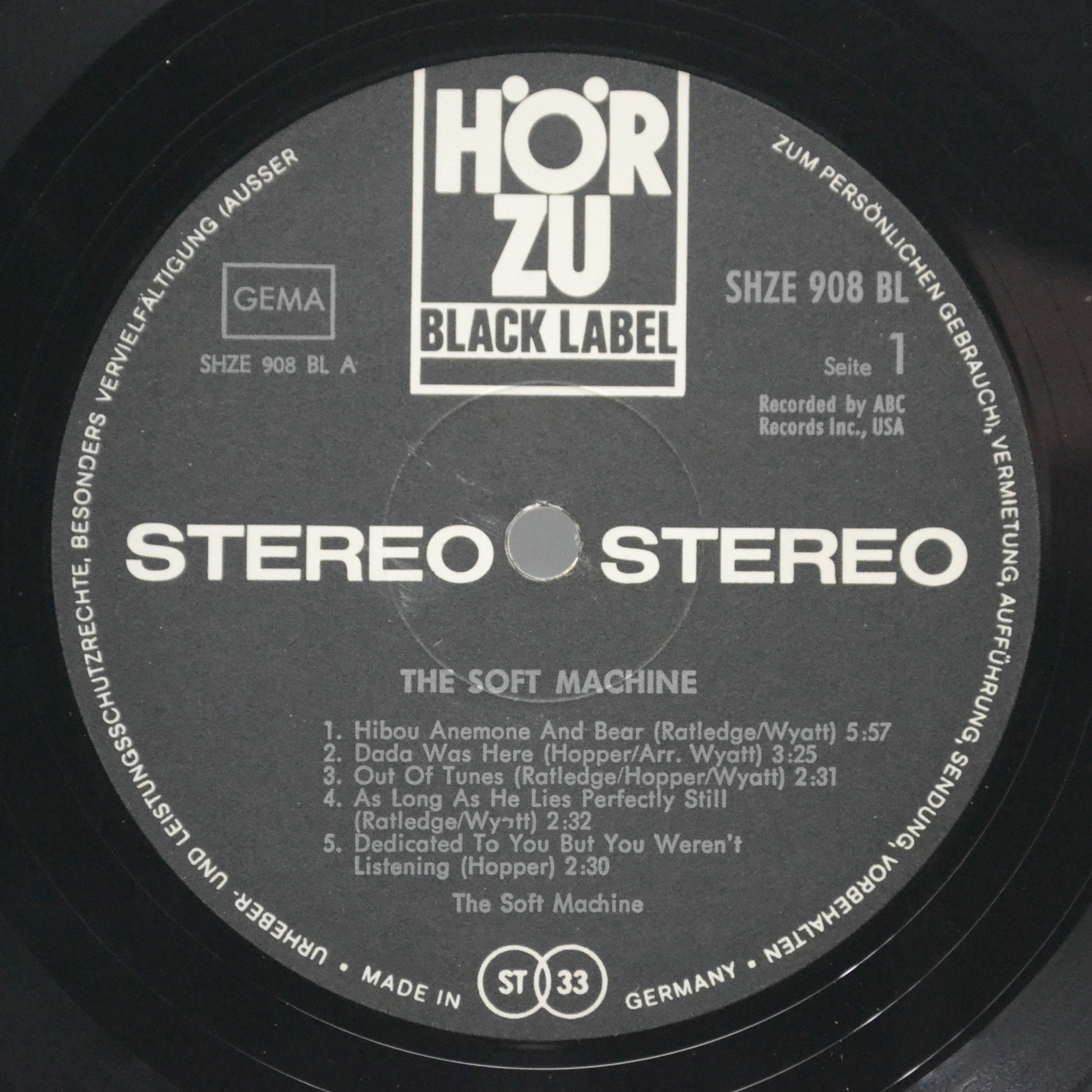 Soft Machine — The Soft Machine, 1970