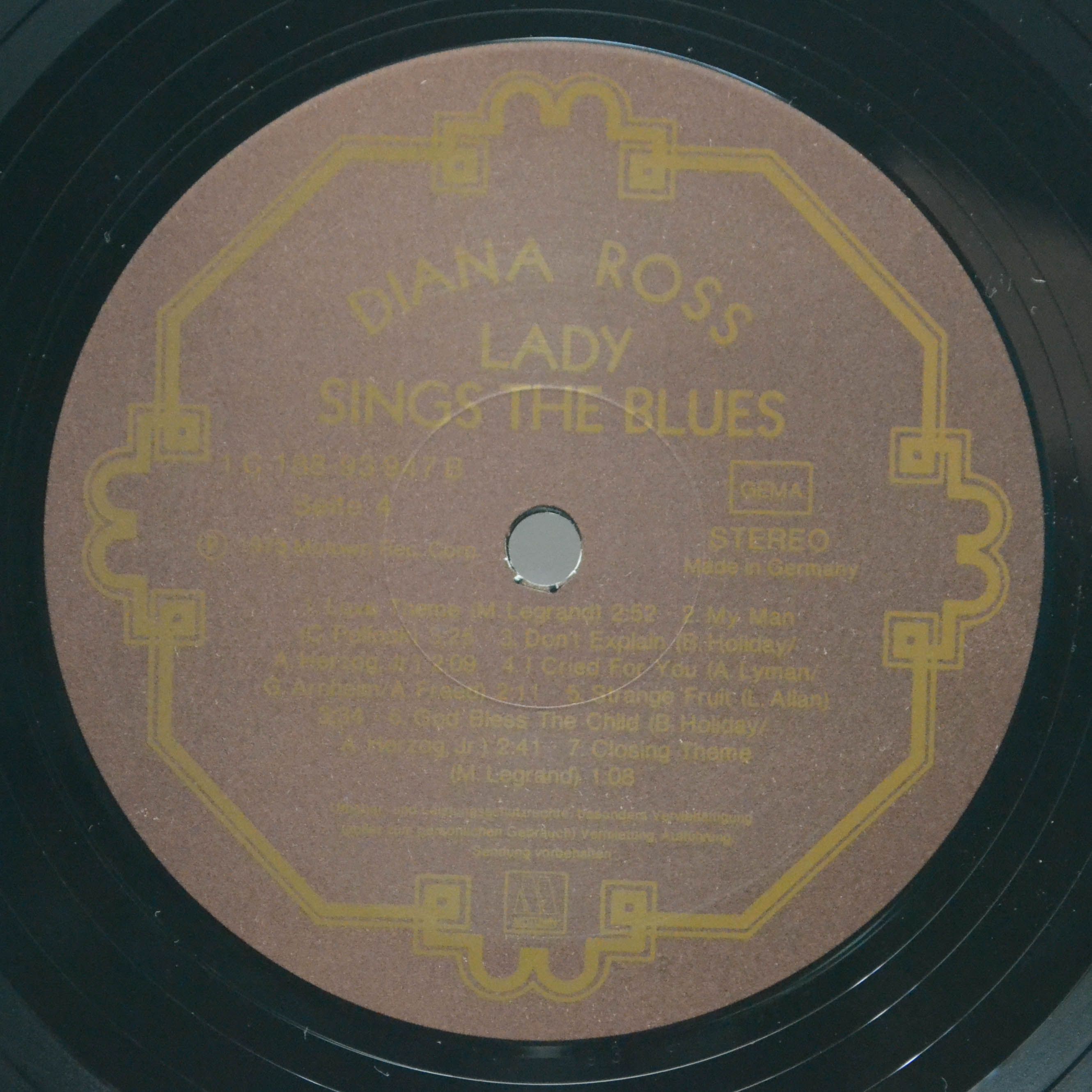Виниловая пластинка Diana Ross — Lady Sings The Blues (Original Motion Picture Soundtrack) (2LP), 1972