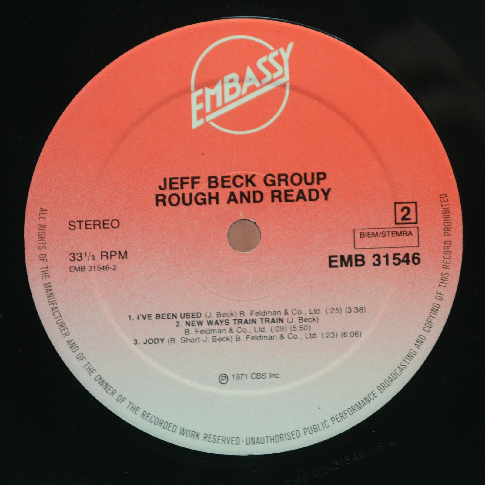 Jeff Beck Group — Rough And Ready, 1971