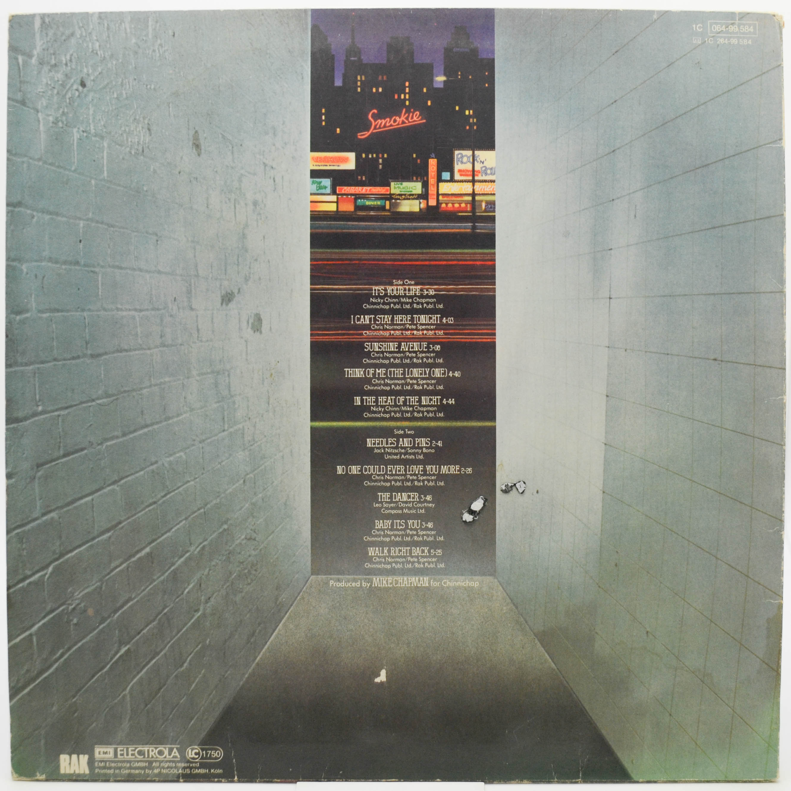 Smokie — Bright Lights & Back Alleys, 1977