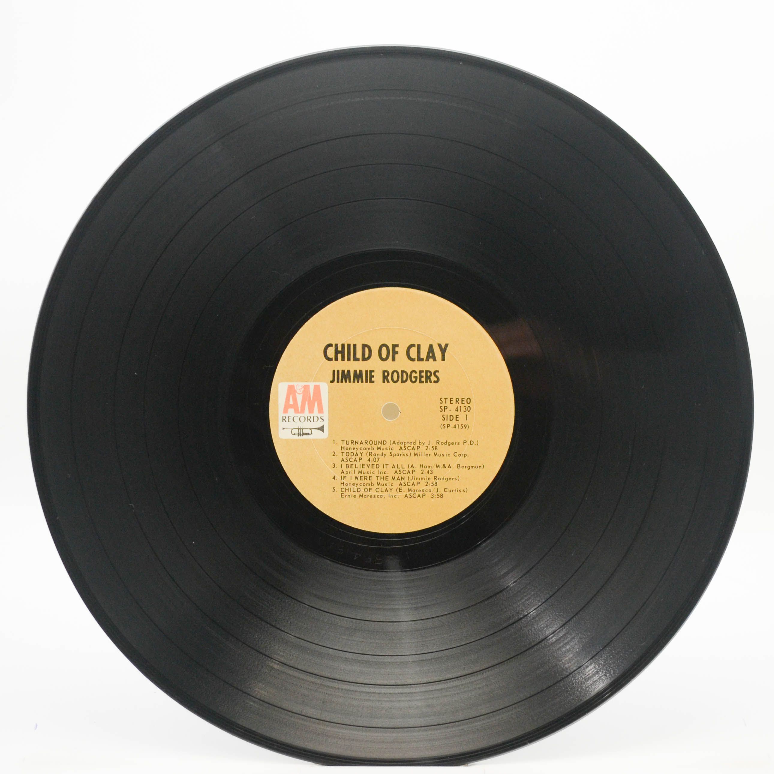 Виниловая пластинка Jimmie Rodgers — Child Of Clay (1-st, USA), 1967