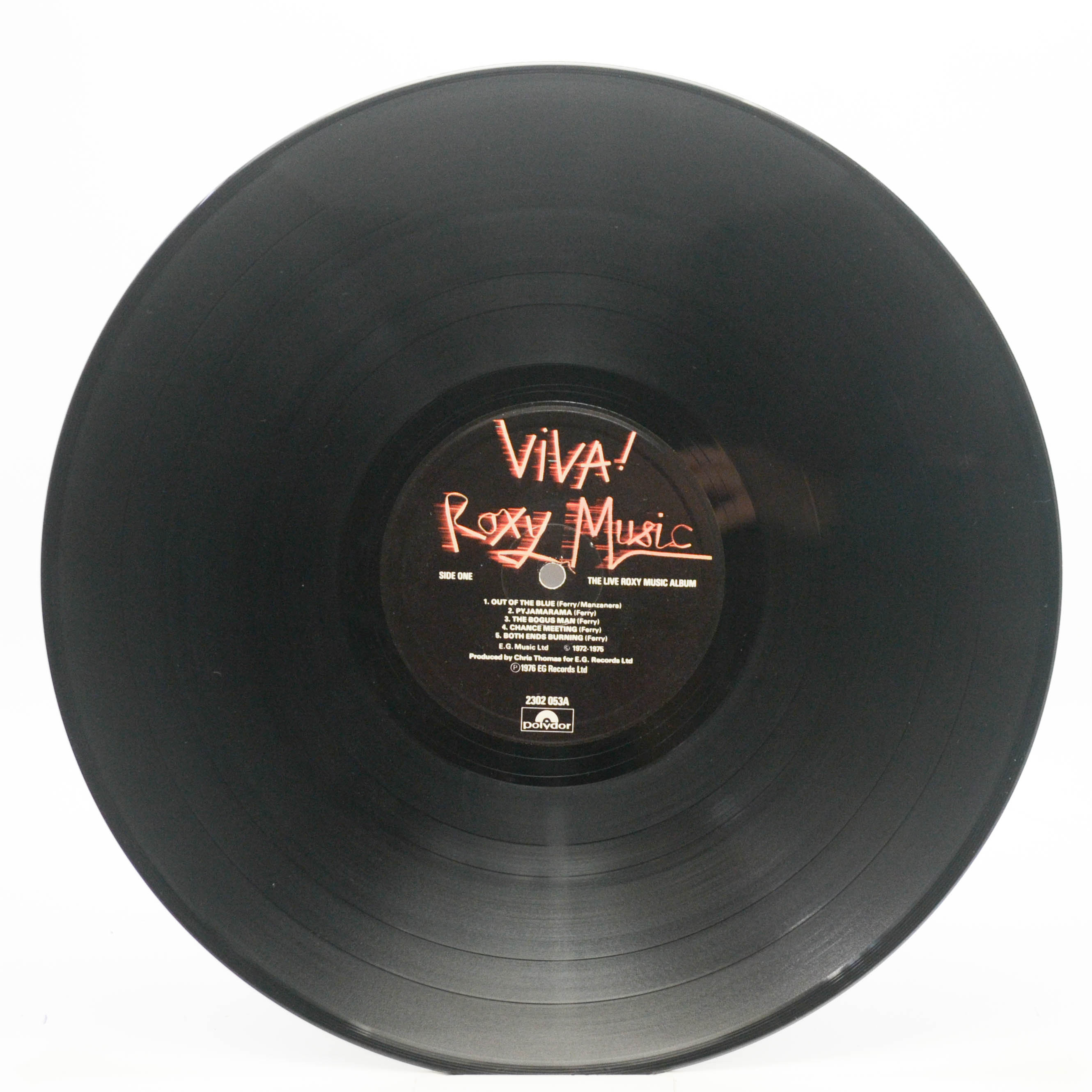 Roxy Music — Viva ! The Live Roxy Music Album (1-st, UK), 1977