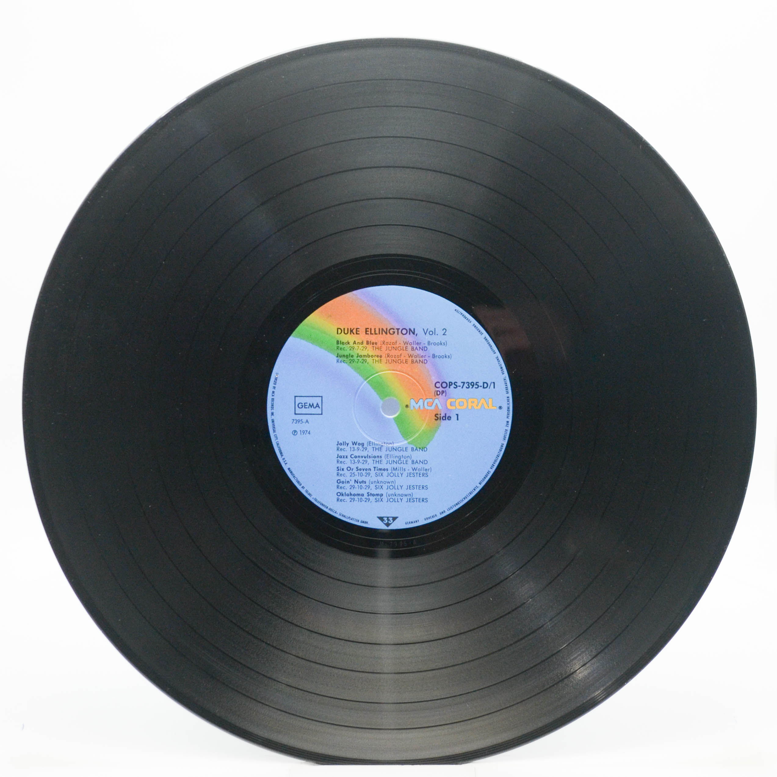 Duke Ellington — Vol. 2 (1929-1931) (2LP), 1974