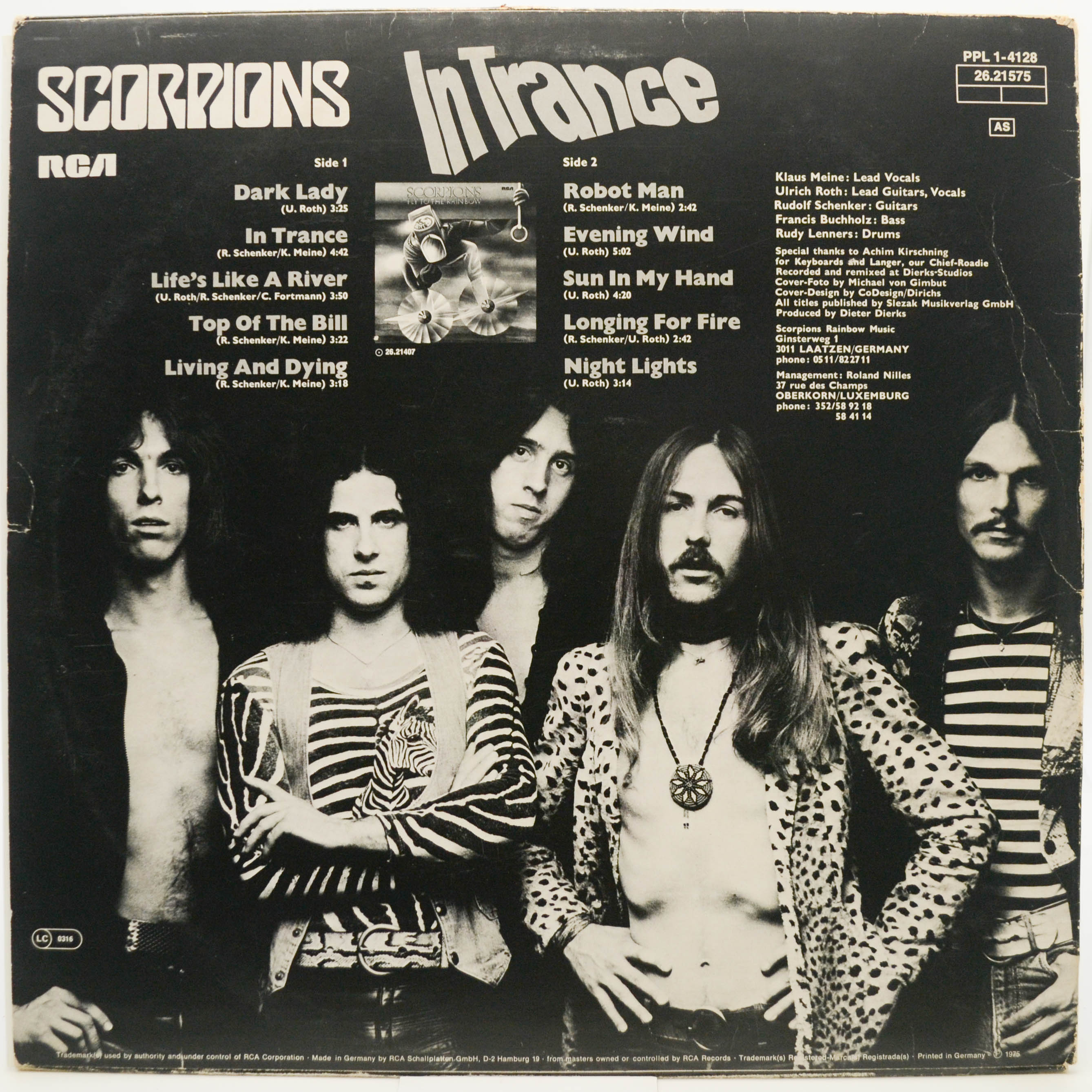Scorpions — In Trance, 1975