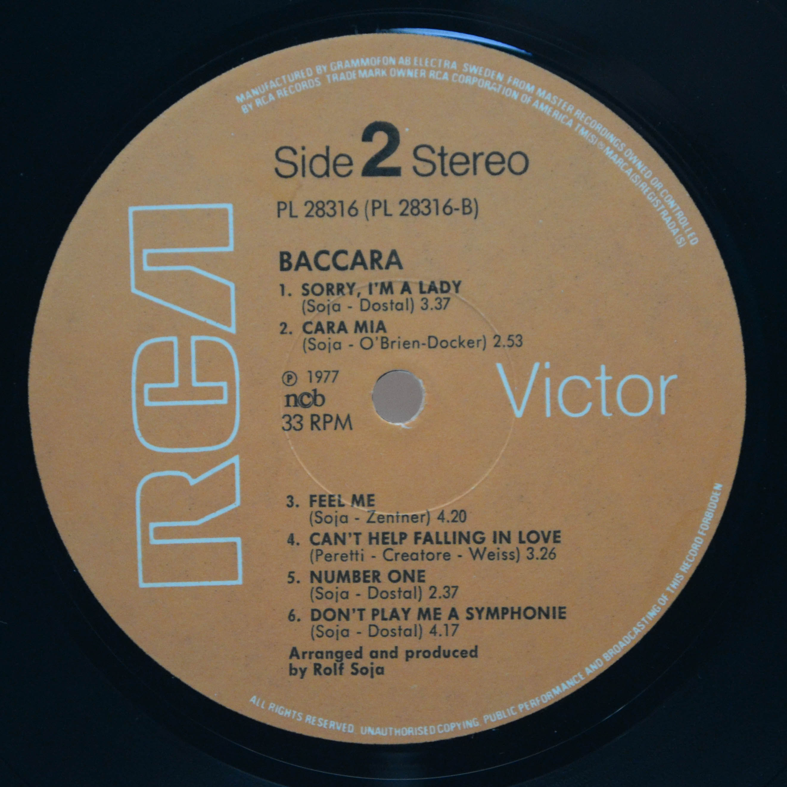 Baccara — Baccara, 1977