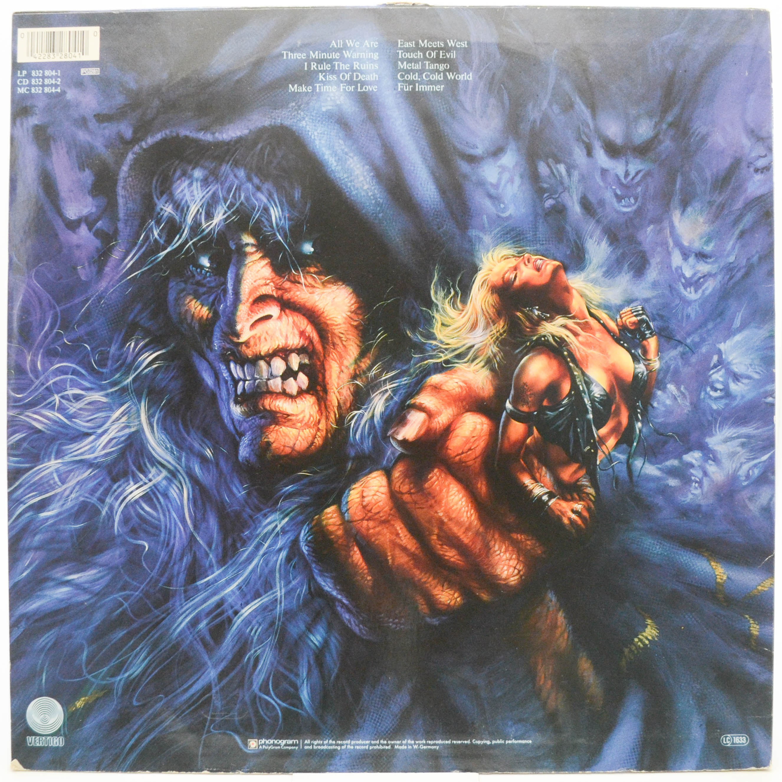 Warlock — Triumph And Agony, 1987