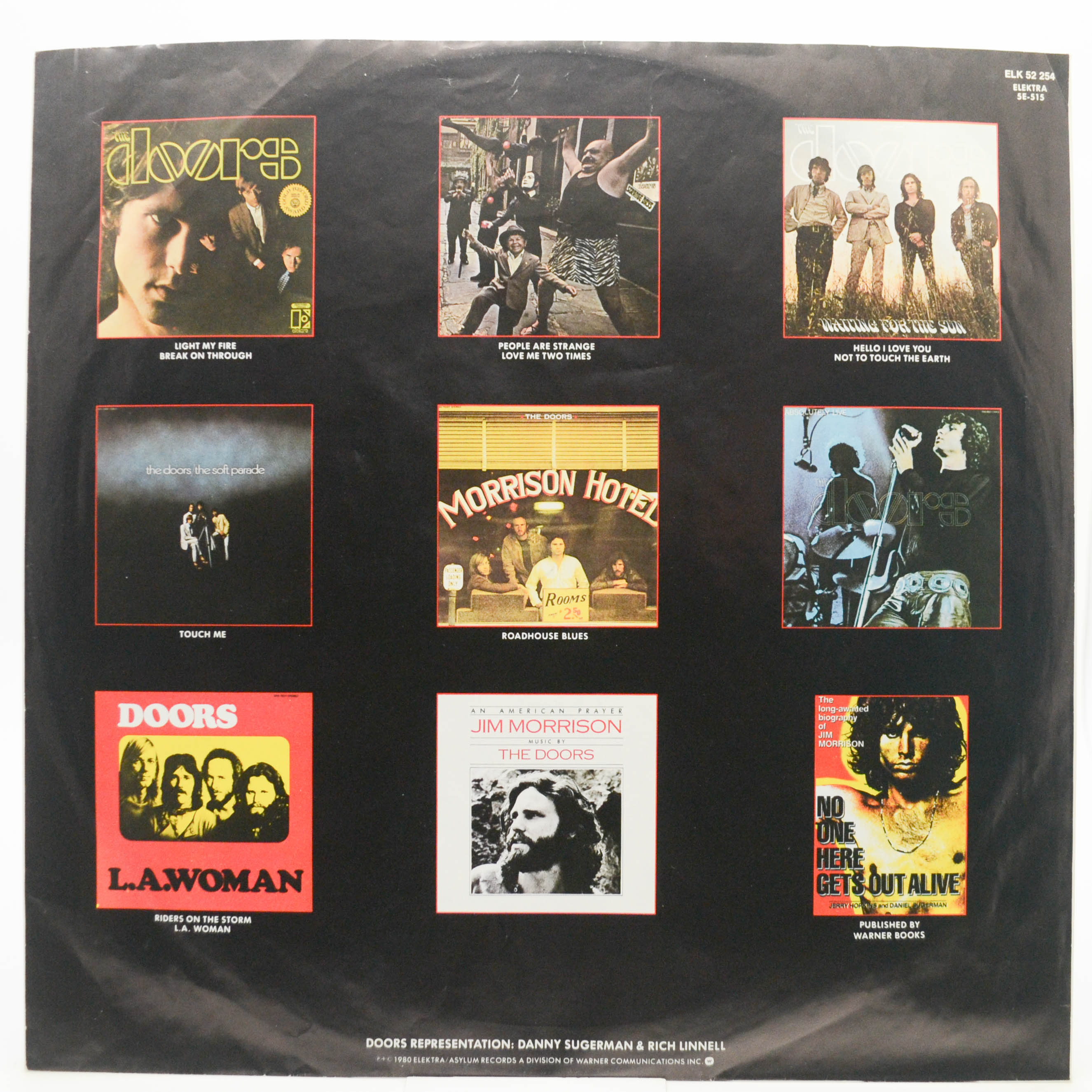 Виниловая пластинка Doors — Greatest Hits, 1980