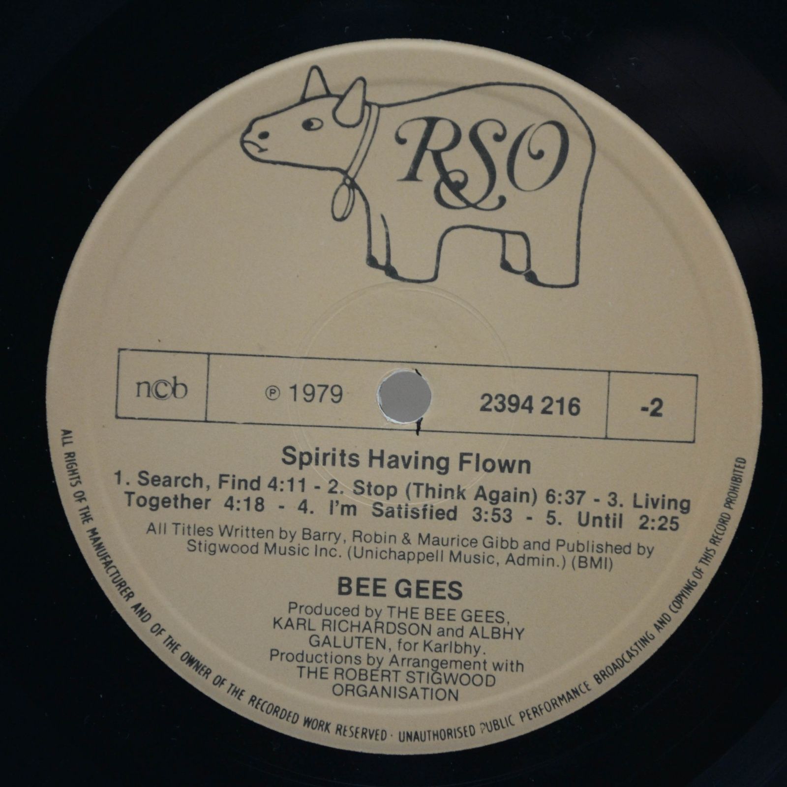 Bee Gees — Spirits Having Flown, 1979