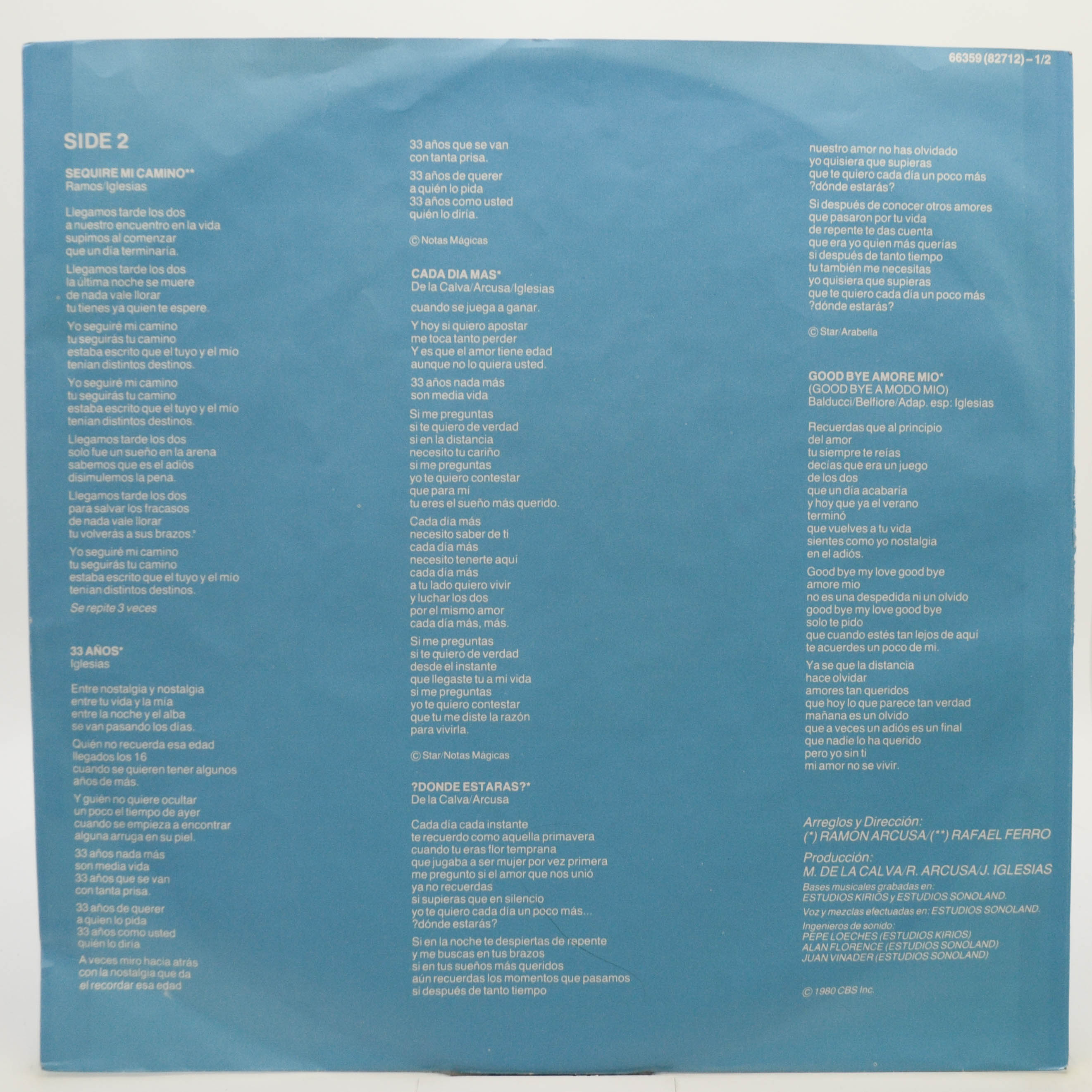 Julio Iglesias — 3 Gold Records (3LP, Box-set), 1980