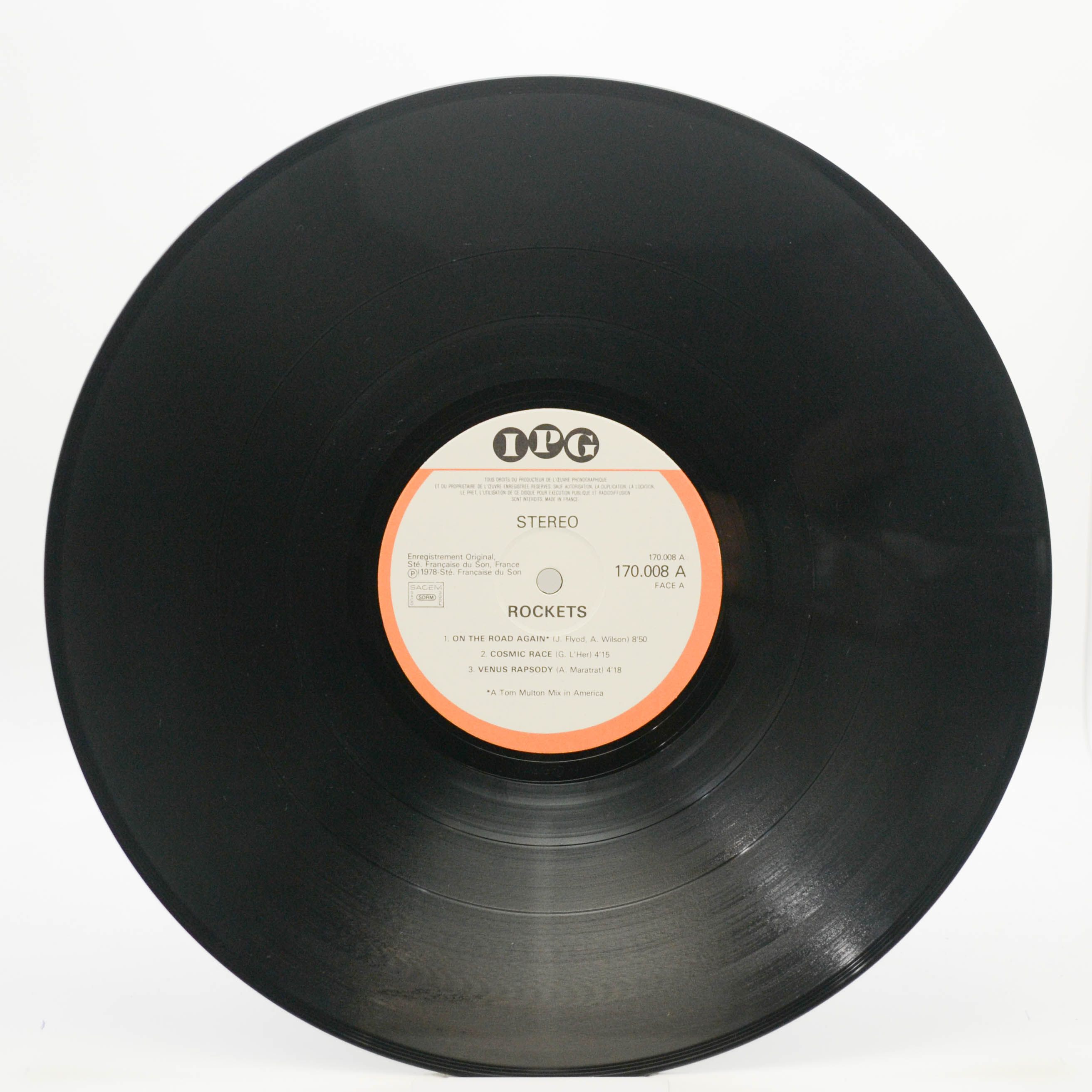 Rockets — On The Road Again (1-st, France), 1978