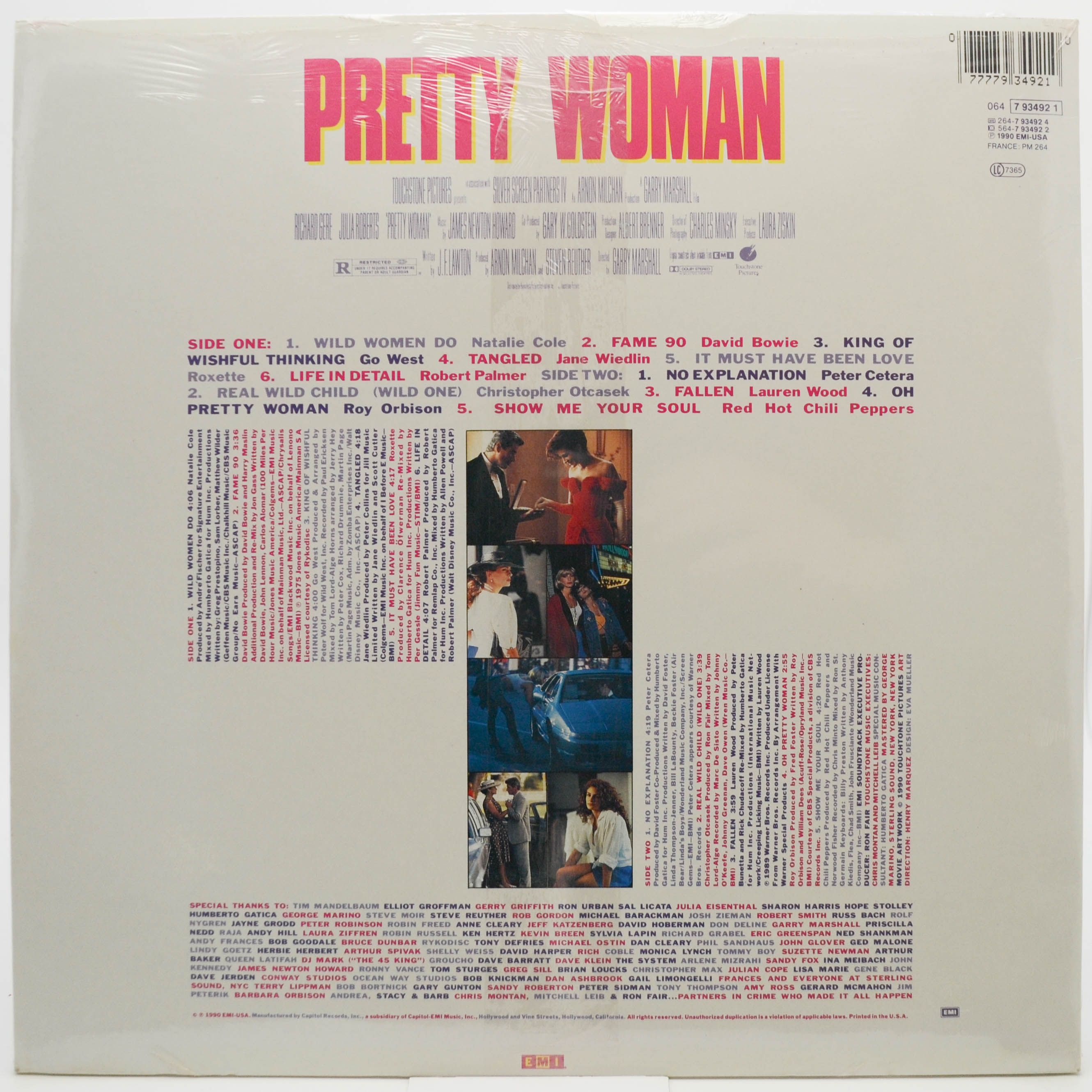 Various — Pretty Woman (Original Motion Picture Soundtrack), 1990