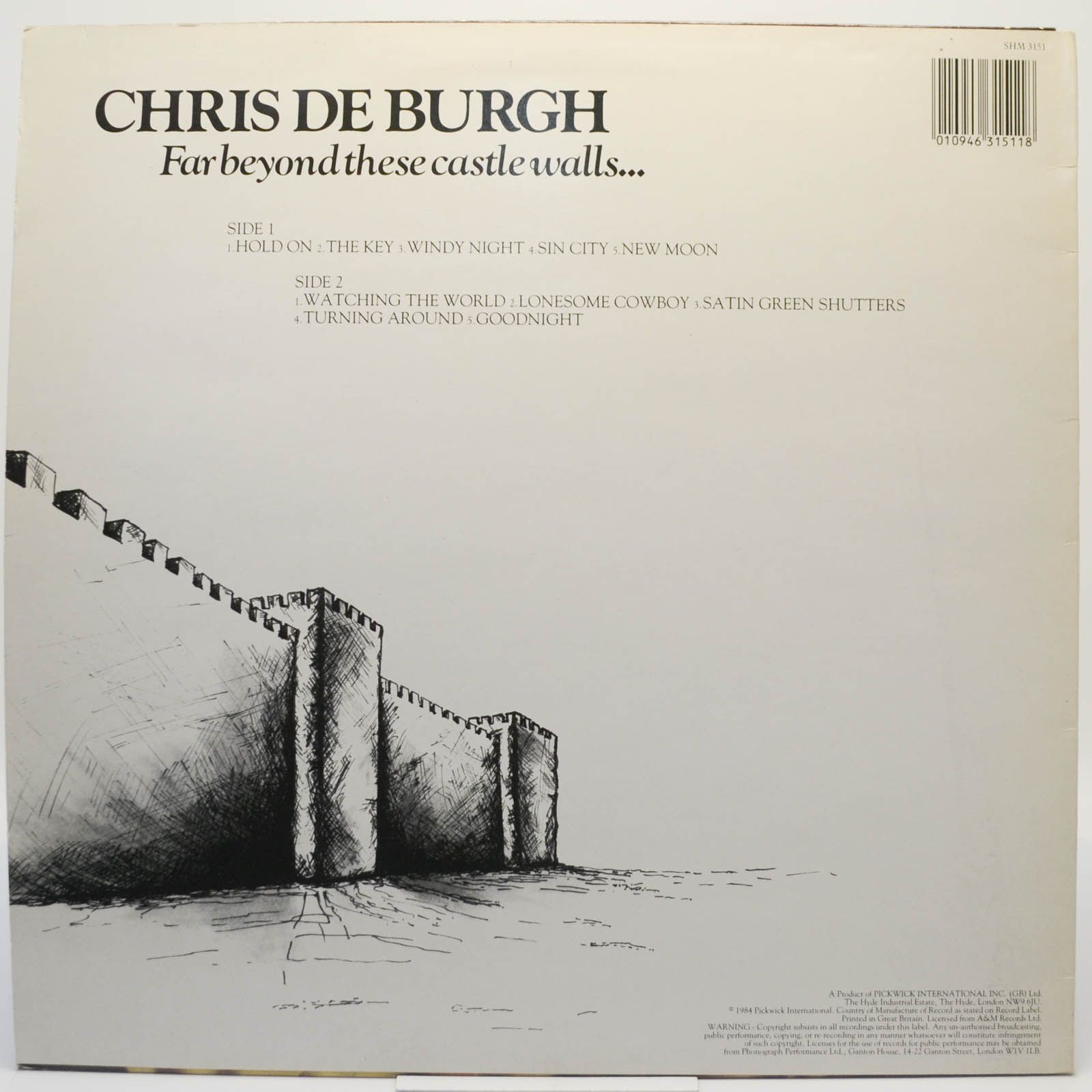 Chris de Burgh — Far Beyond These Castle Walls (UK), 1974