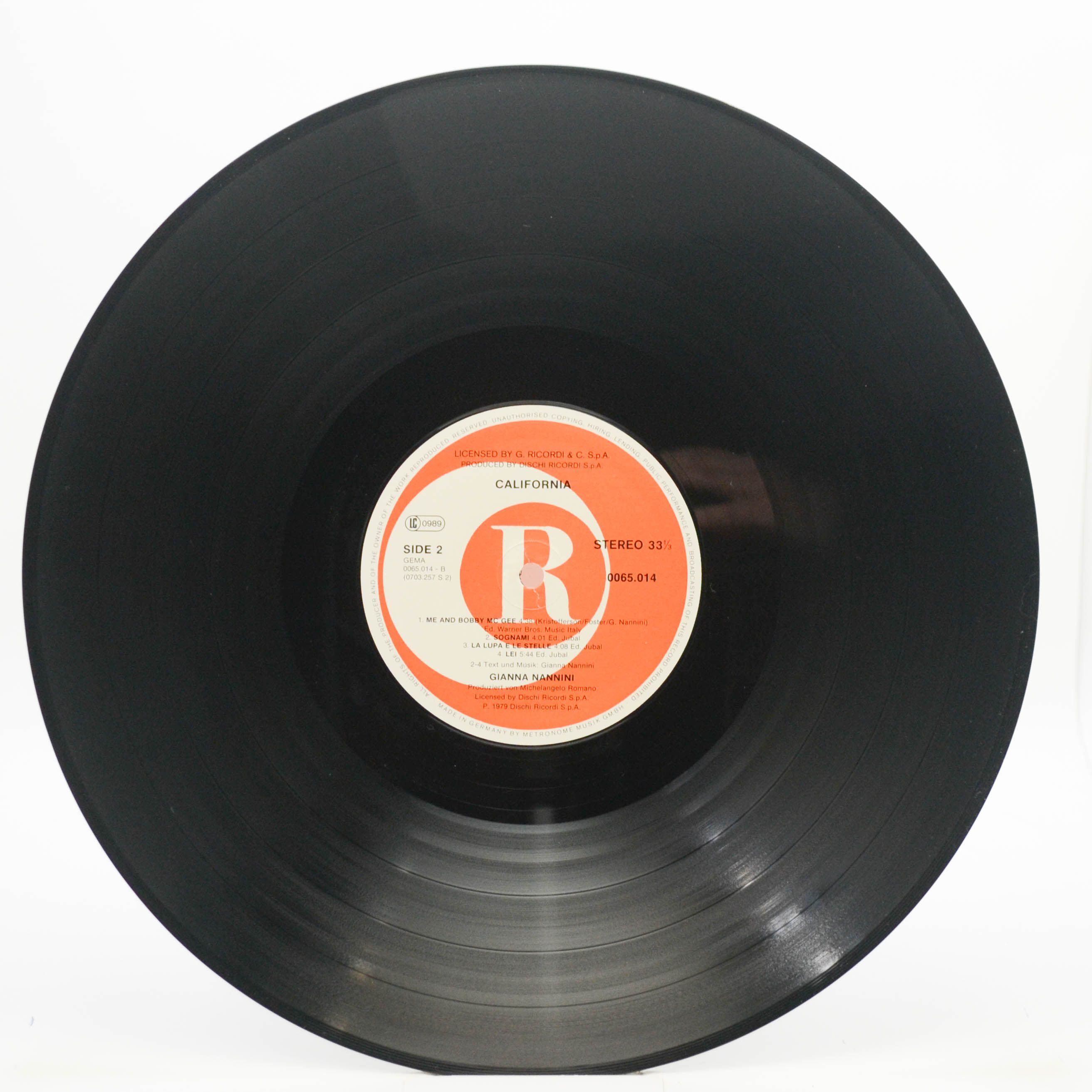 Gianna Nannini — California, 1979