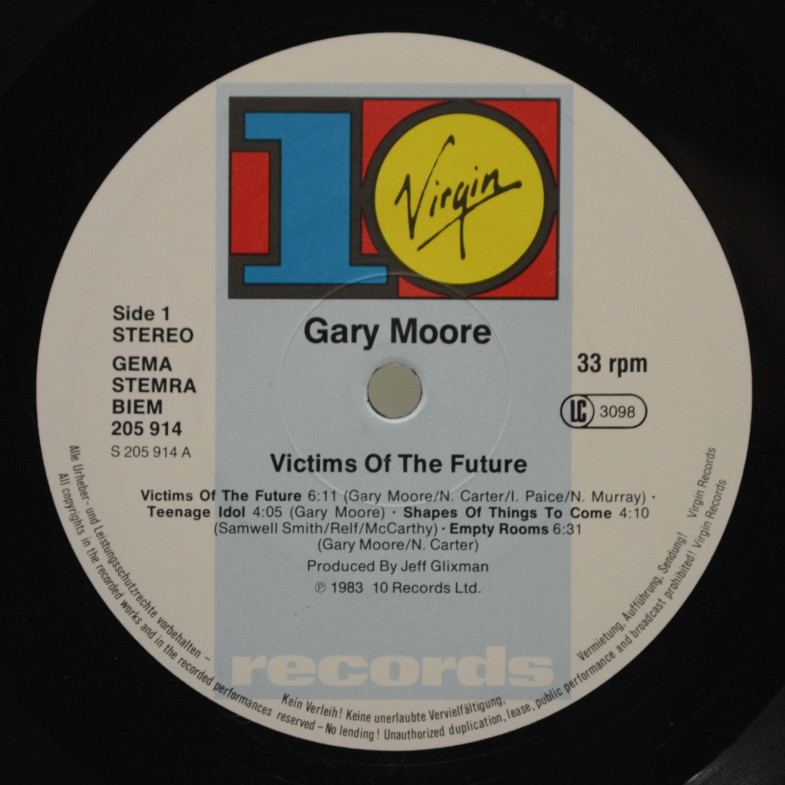 Gary Moore — Victims Of The Future, 1984