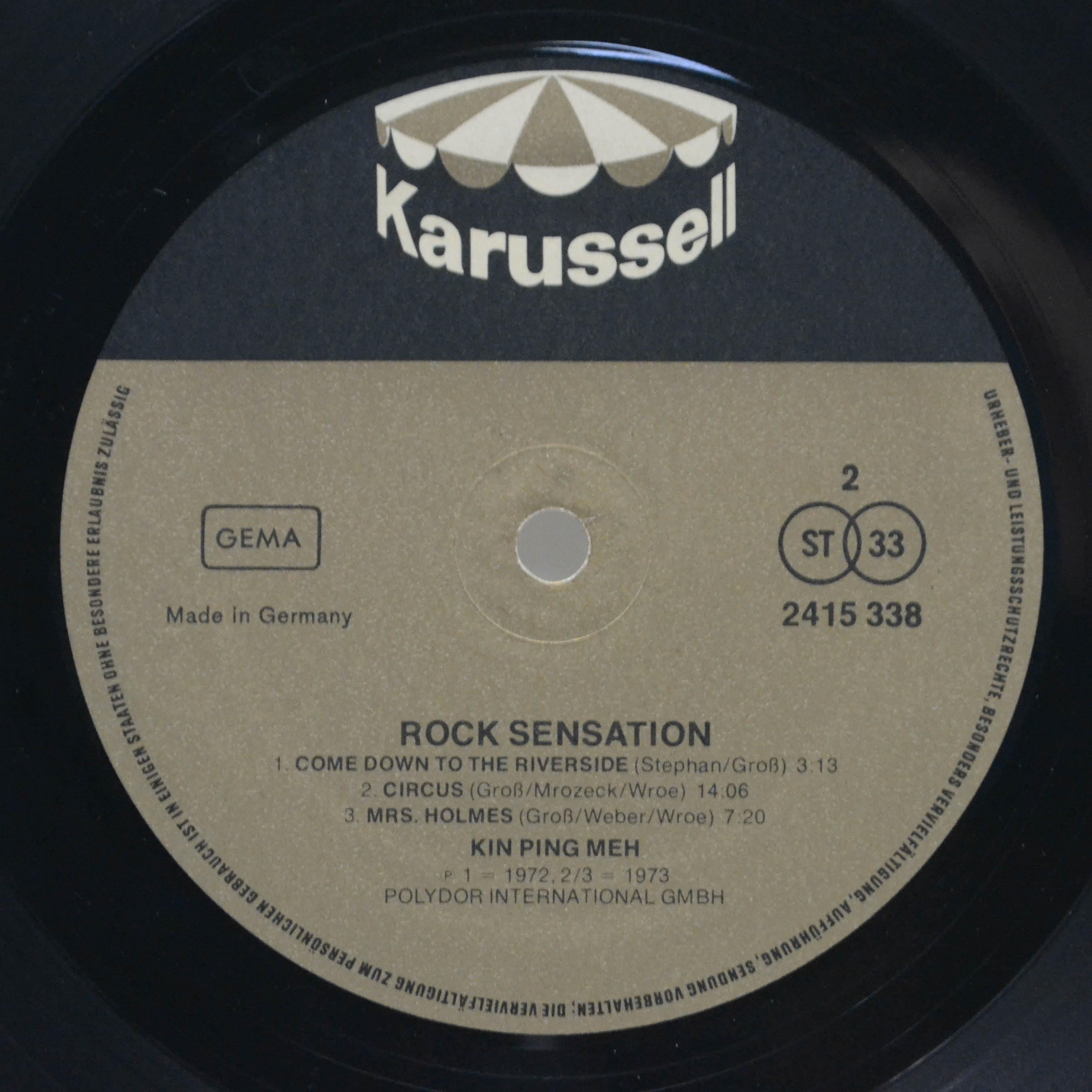 Kin Ping Meh — The Greatest Rock Sensation, 1975