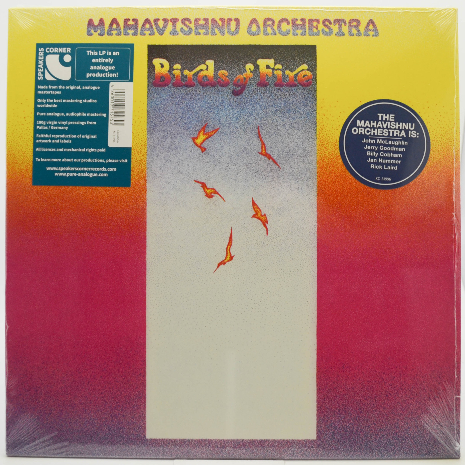 Виниловая пластинка Mahavishnu Orchestra — Birds Of Fire, 1973