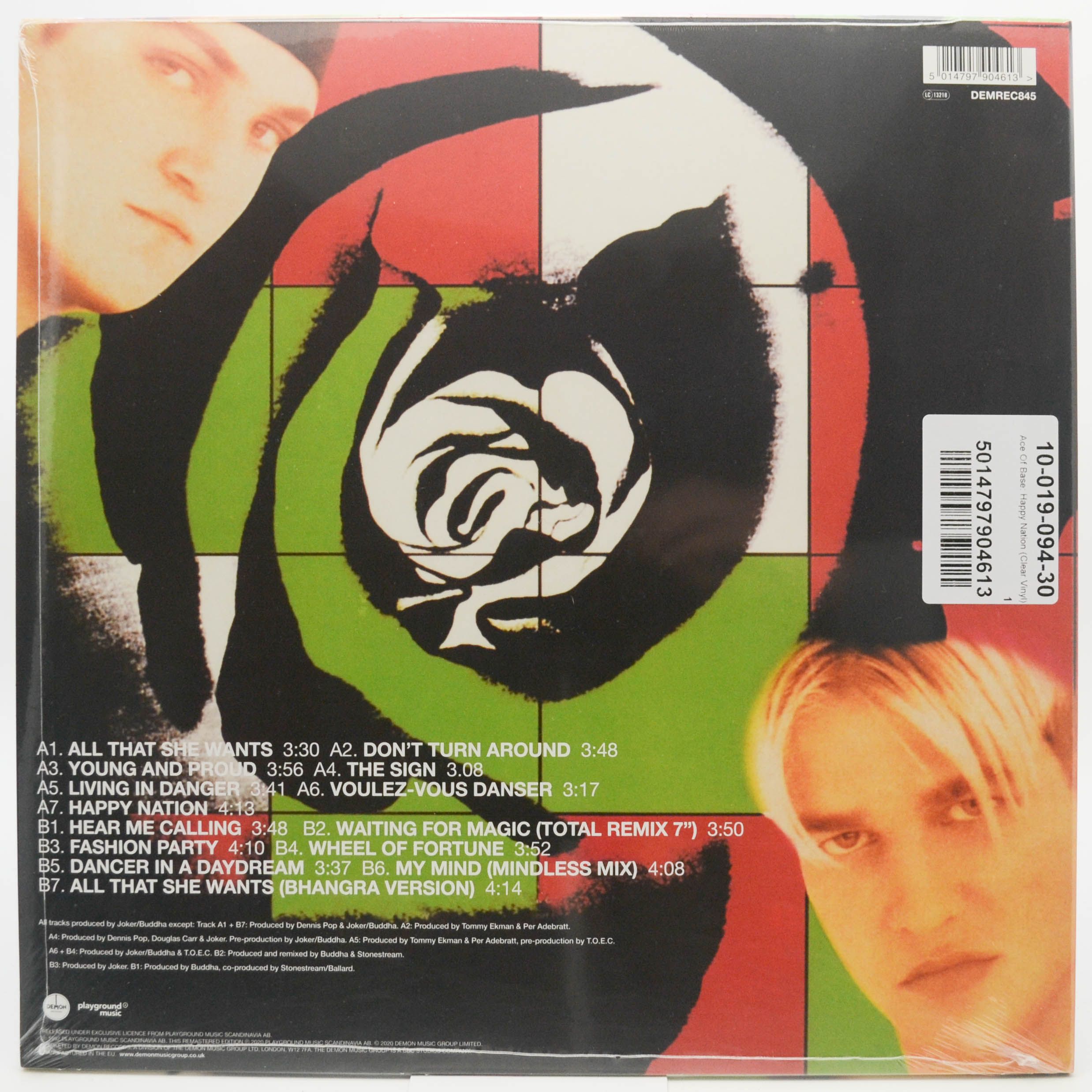 Ace Of Base — Happy Nation (U.S. Version), 1993