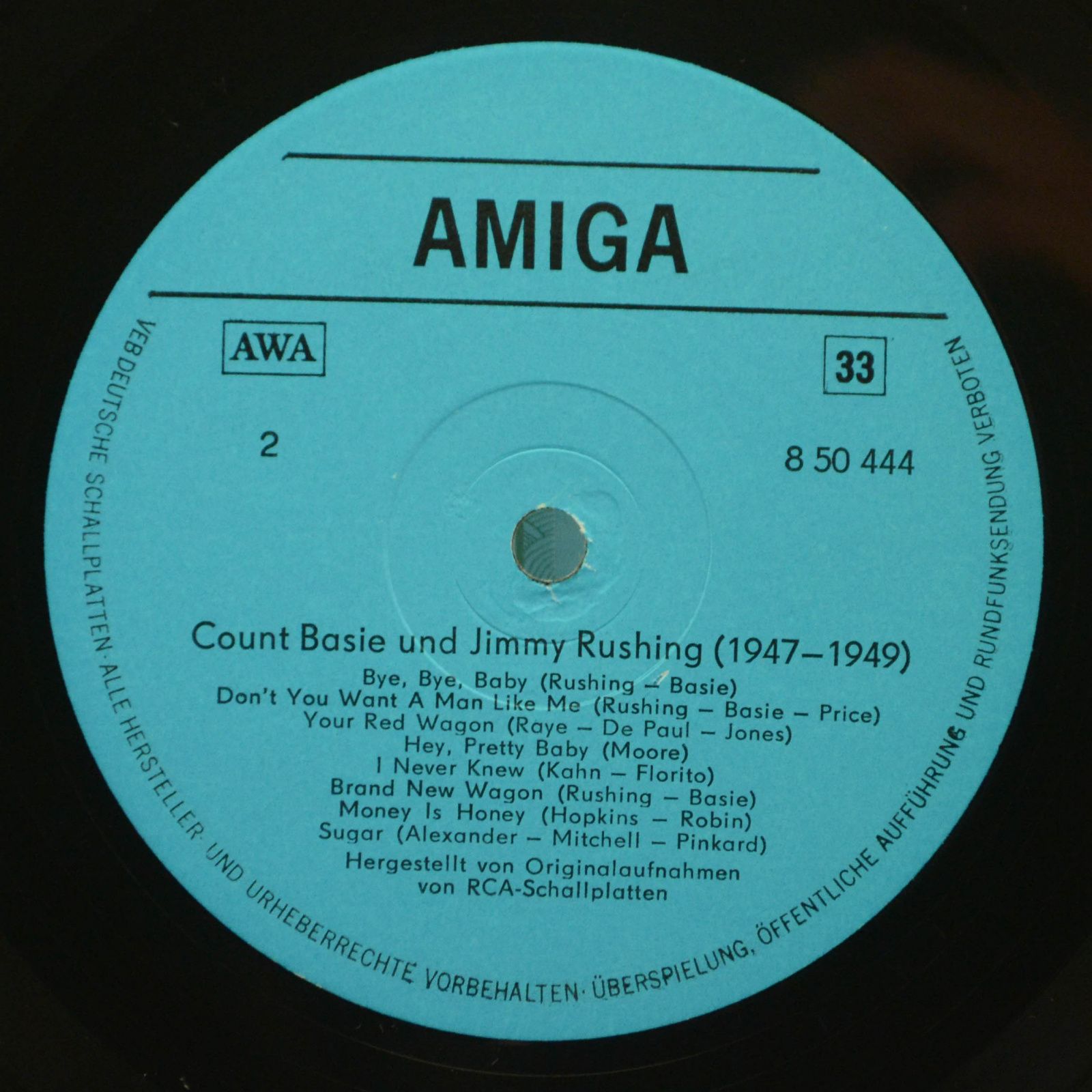 Count Basie / Jimmy Rushing — Count Basie - Jimmy Rushing (1947 - 1949), 1977