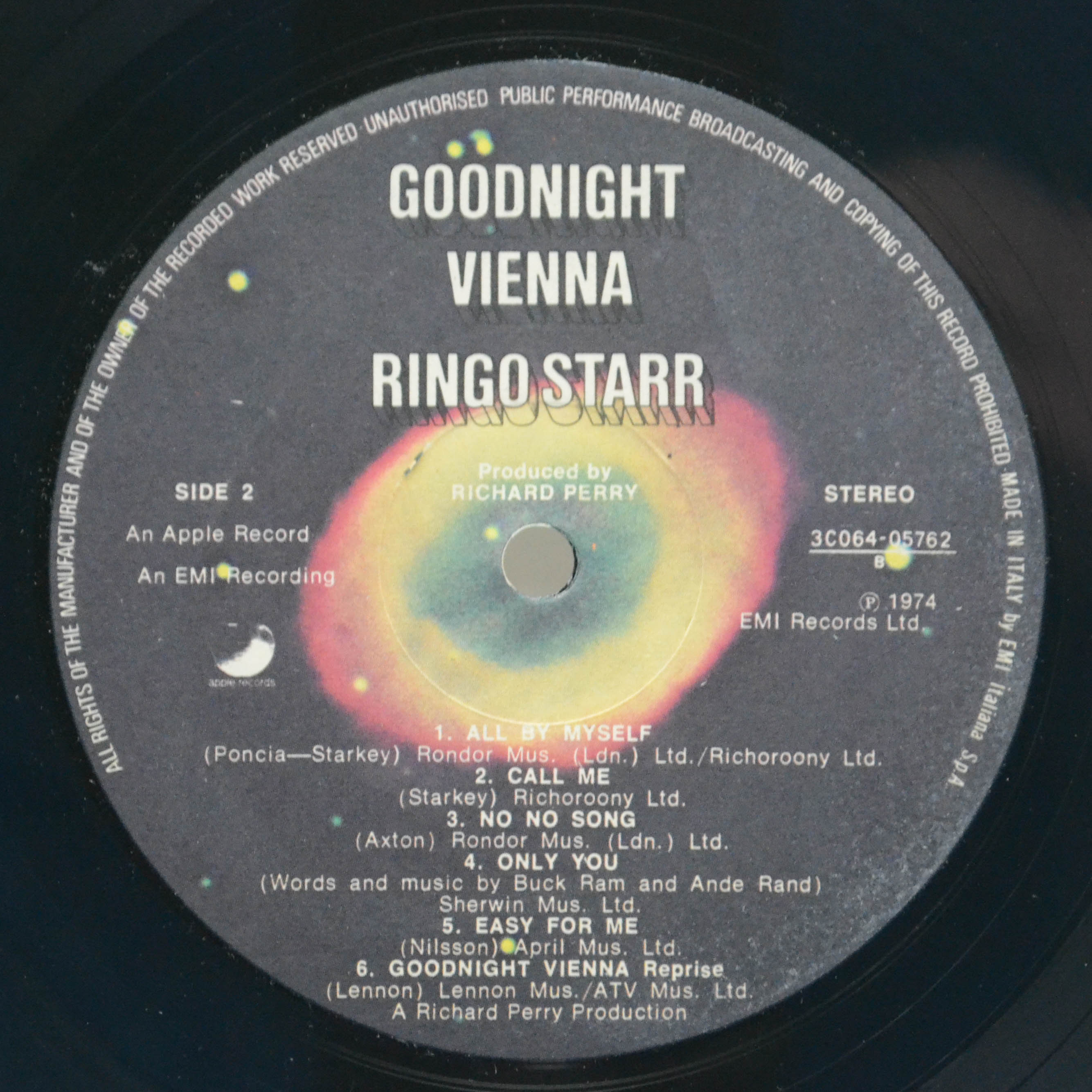Ringo Starr — Goodnight Vienna, 1974