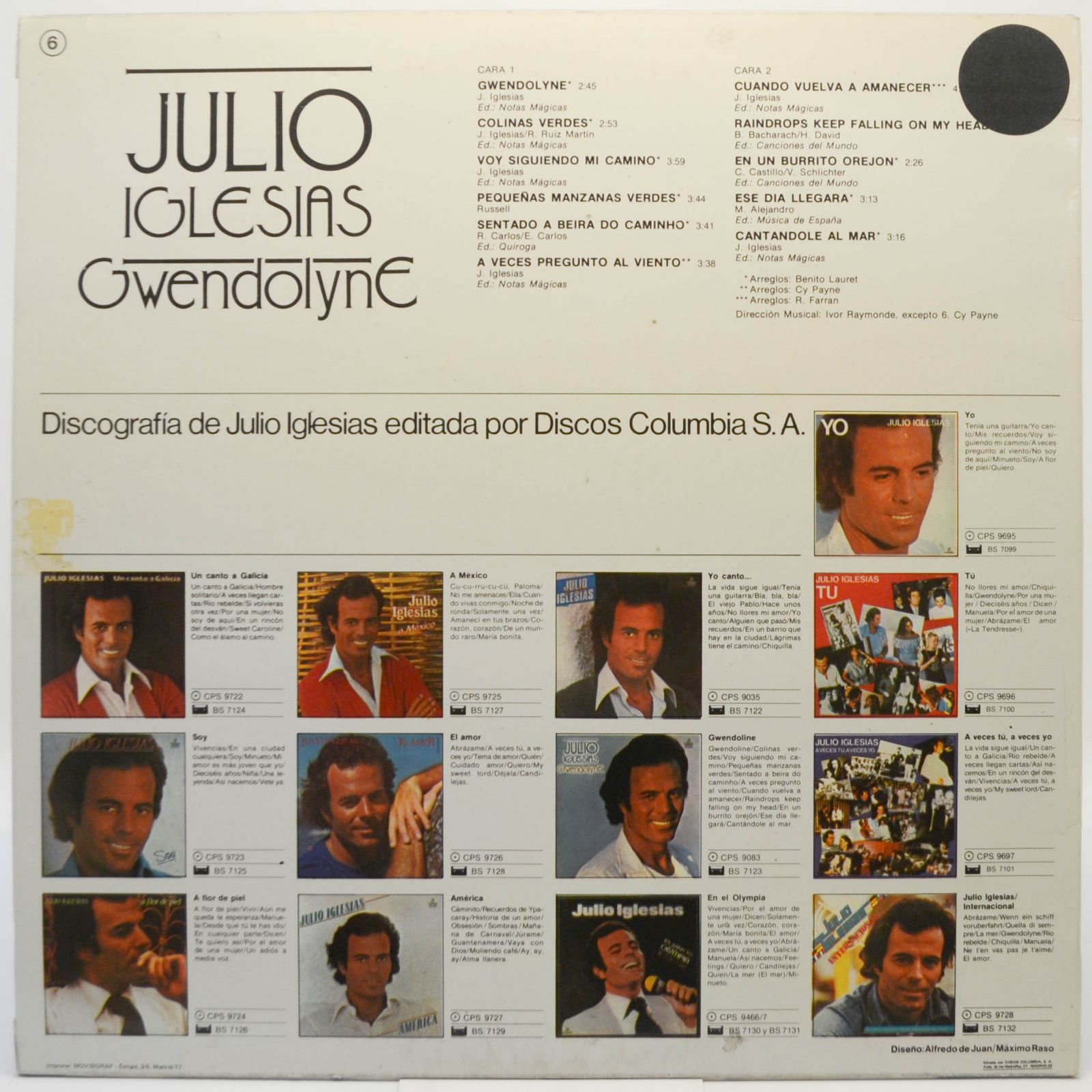 Julio Iglesias — Gwendolyne (Spain), 1970