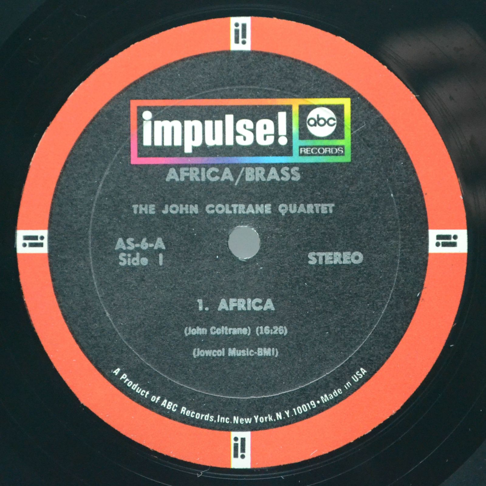 John Coltrane Quartet — Africa / Brass (USA), 1961