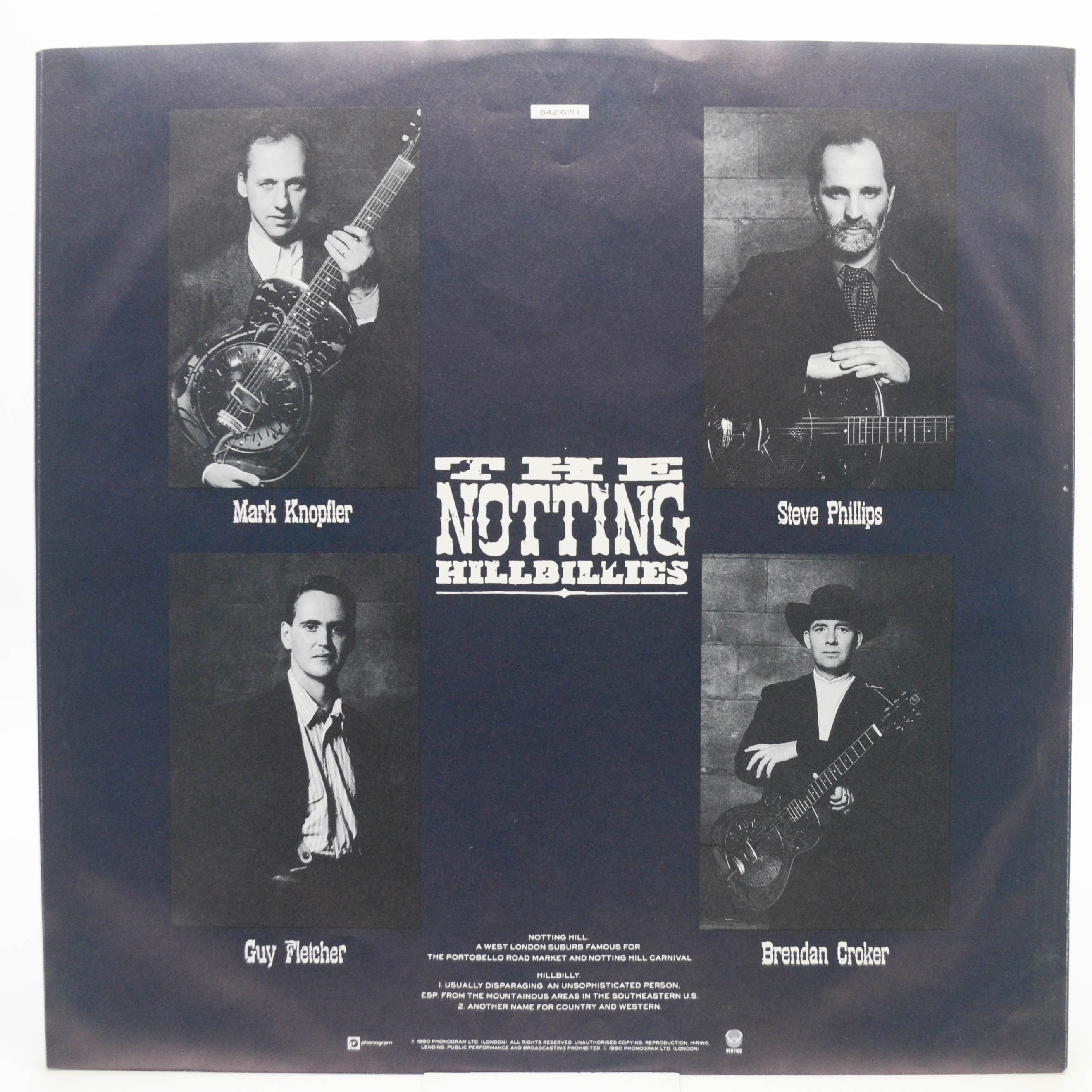 Notting Hillbillies — Missing...Presumed Having A Good Time, 1990