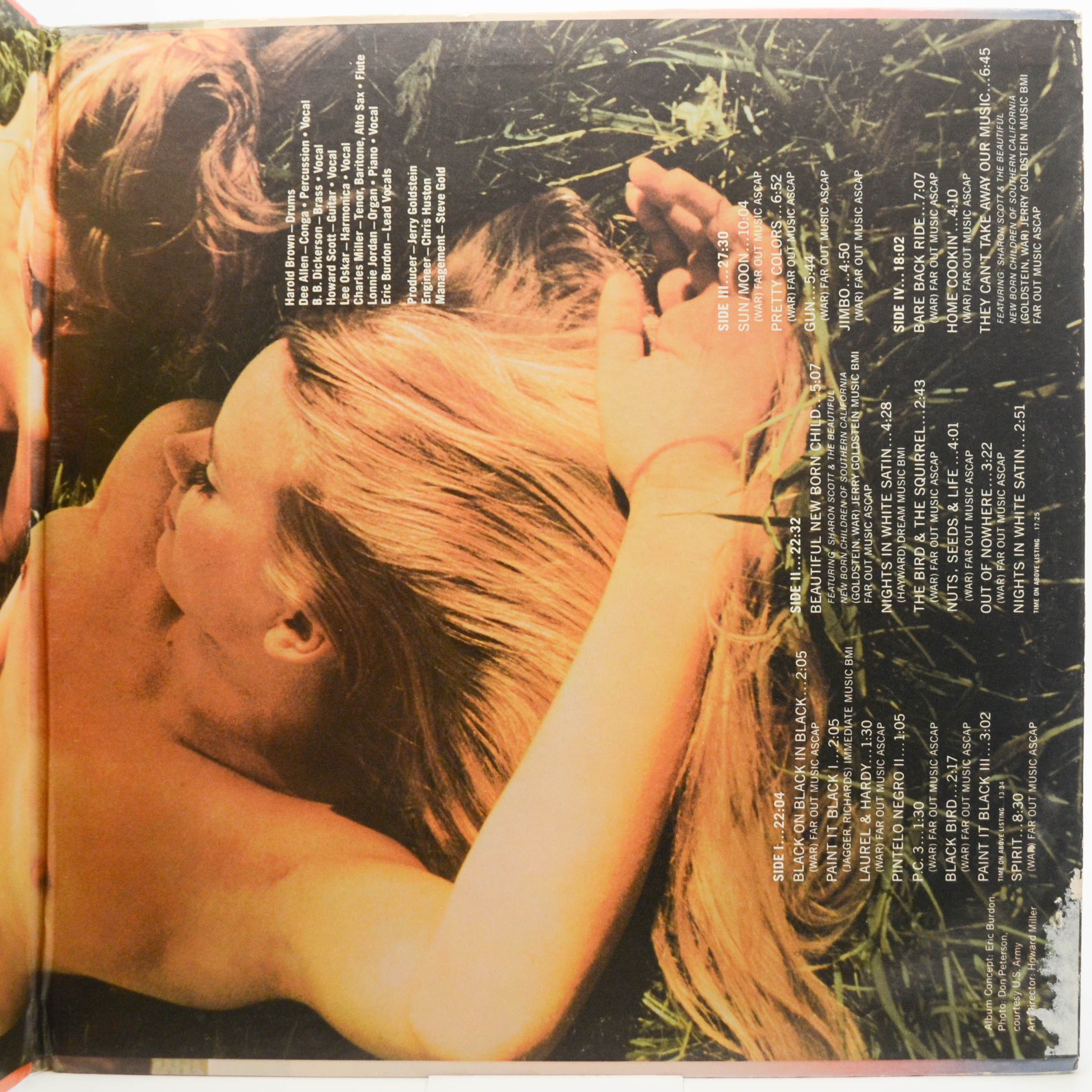 Eric Burdon And War — The Black-Man's Burdon (2LP, USA), 1970