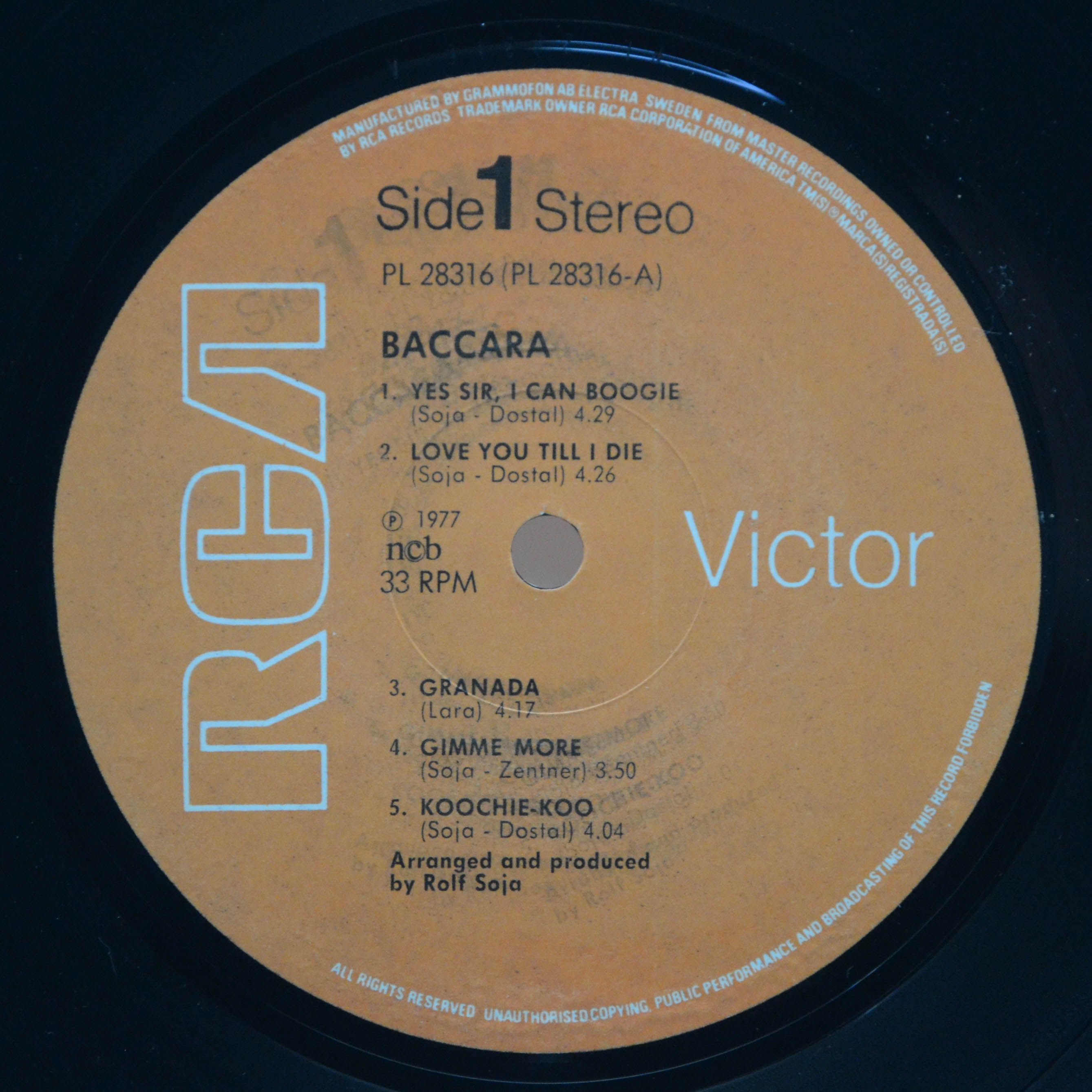 Baccara — Baccara, 1977