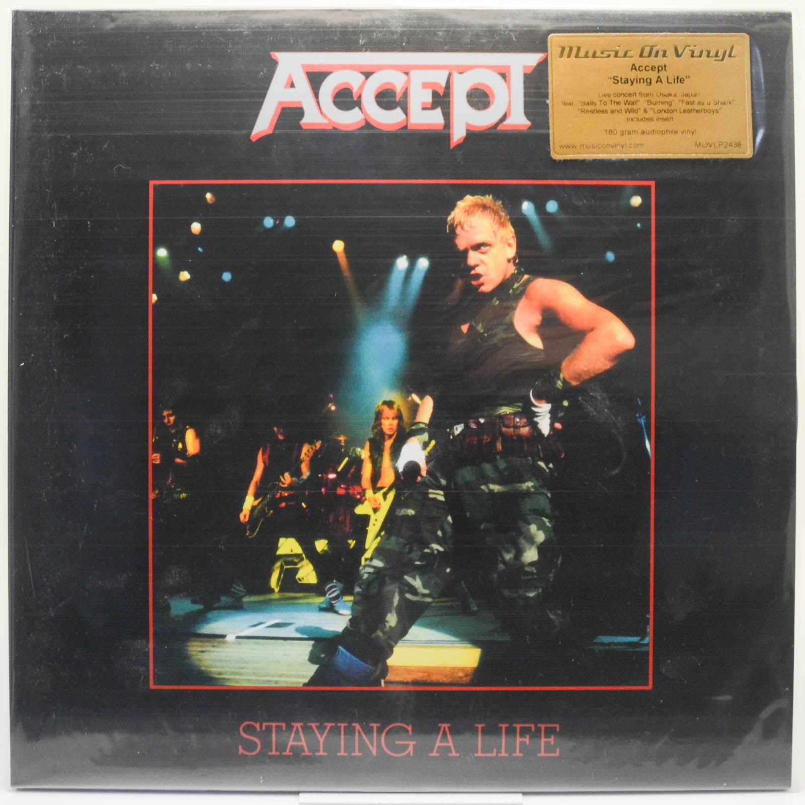 Accept — Staying A Life (2LP), 1990