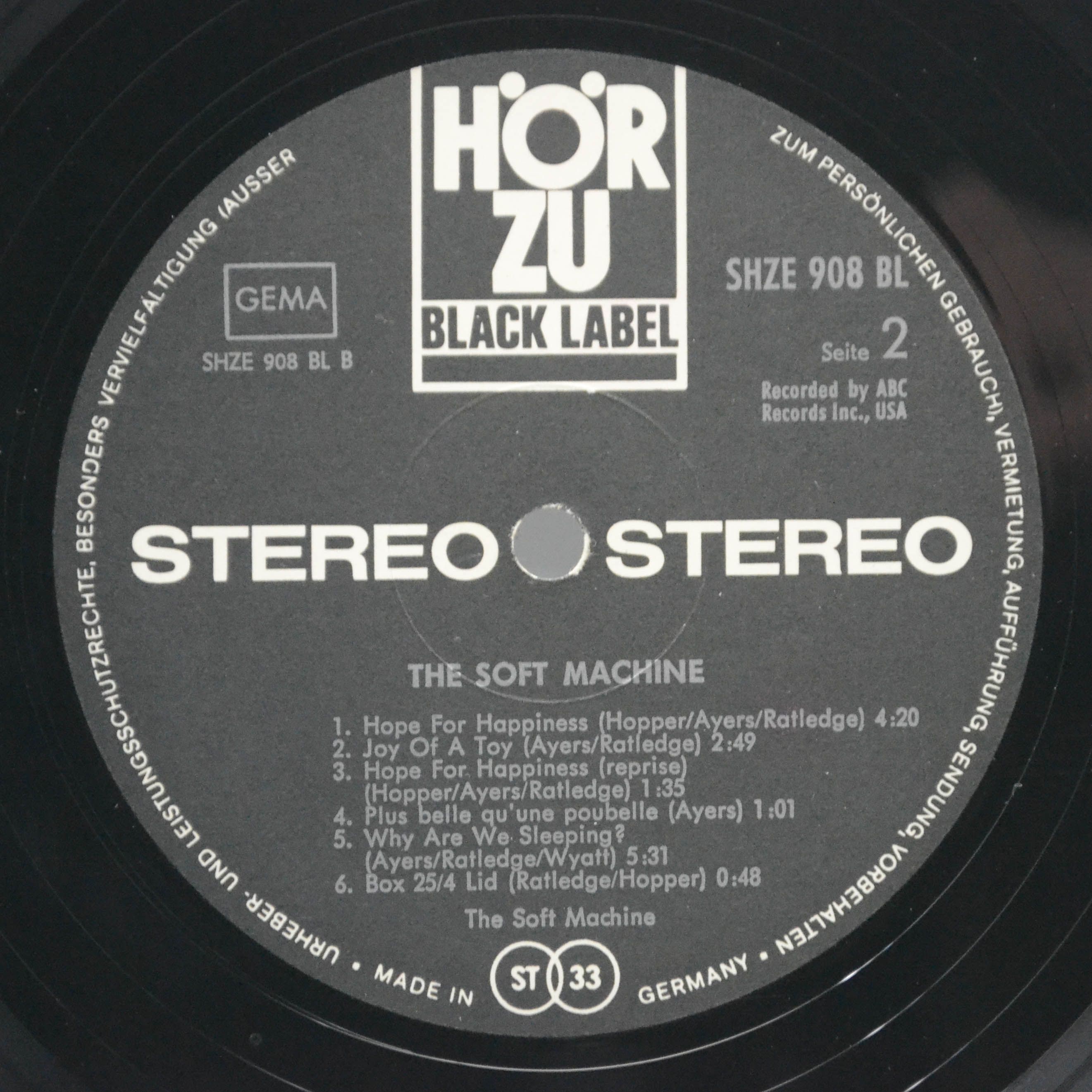 Soft Machine — The Soft Machine, 1970