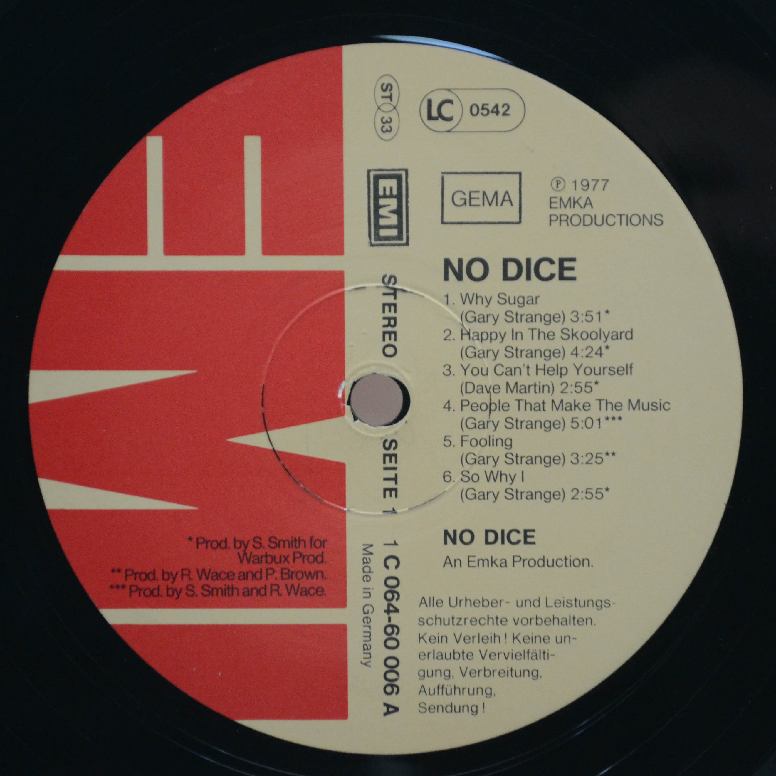 No Dice — No Dice, 1977