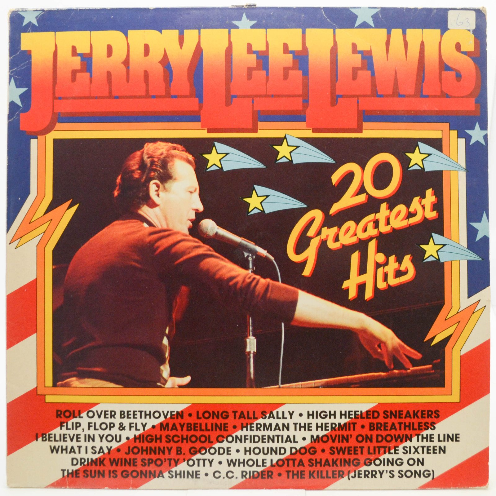 Виниловая пластинка Jerry Lee Lewis — 20 Greatest Hits, 1982