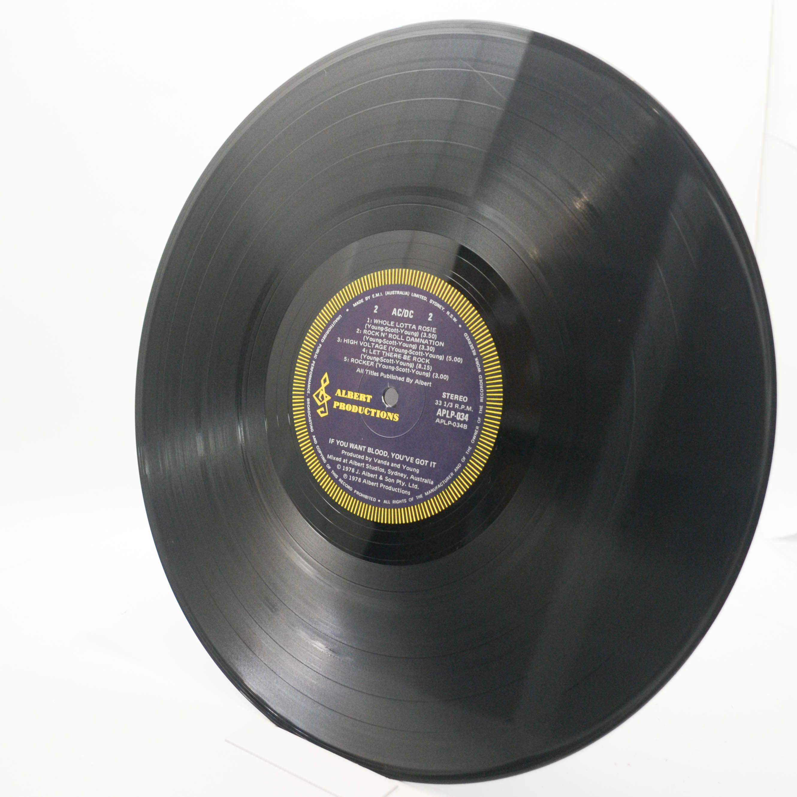 AC/DC — If You Want Blood You've Got It (1-st, Australia), 1978