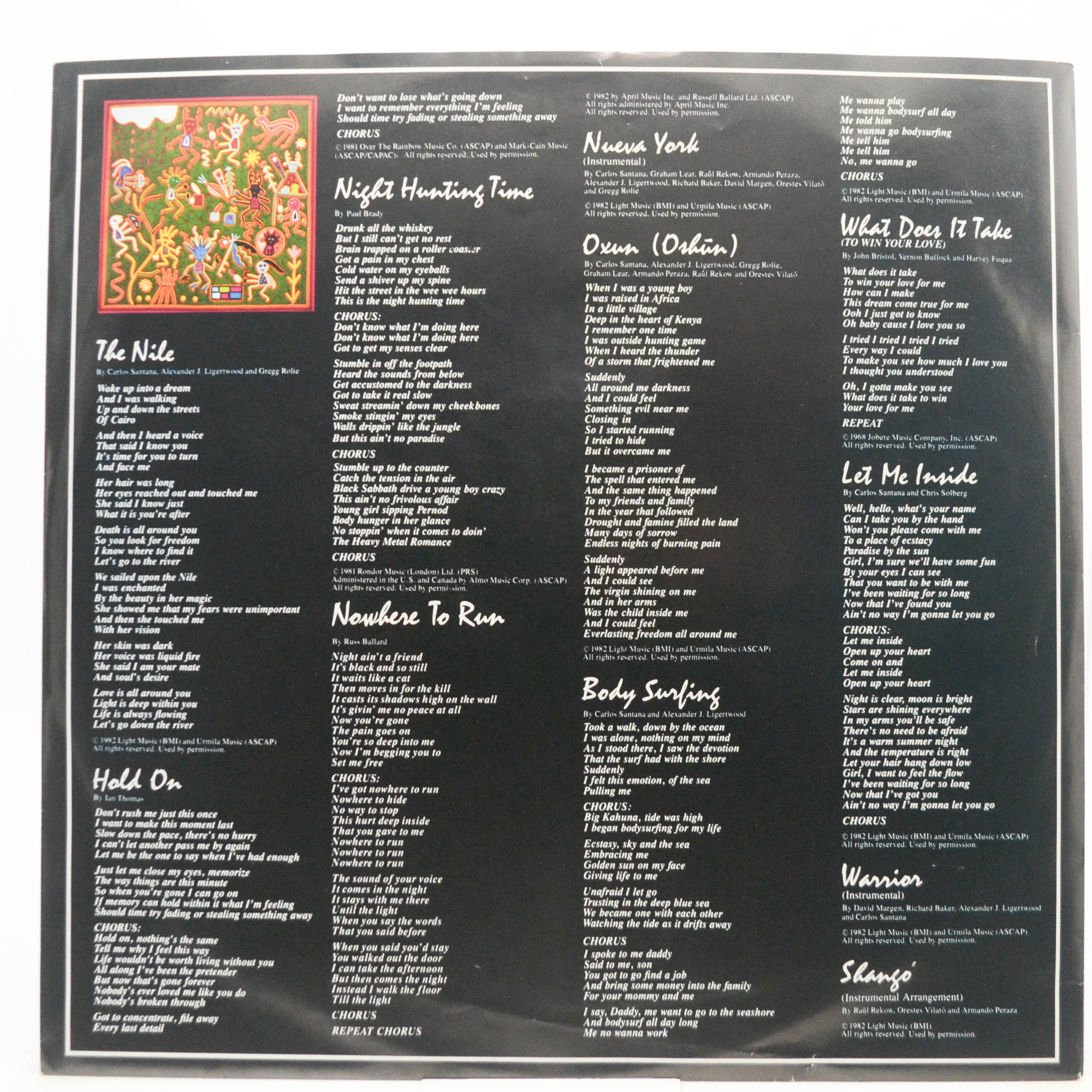 Santana — Shango, 1982