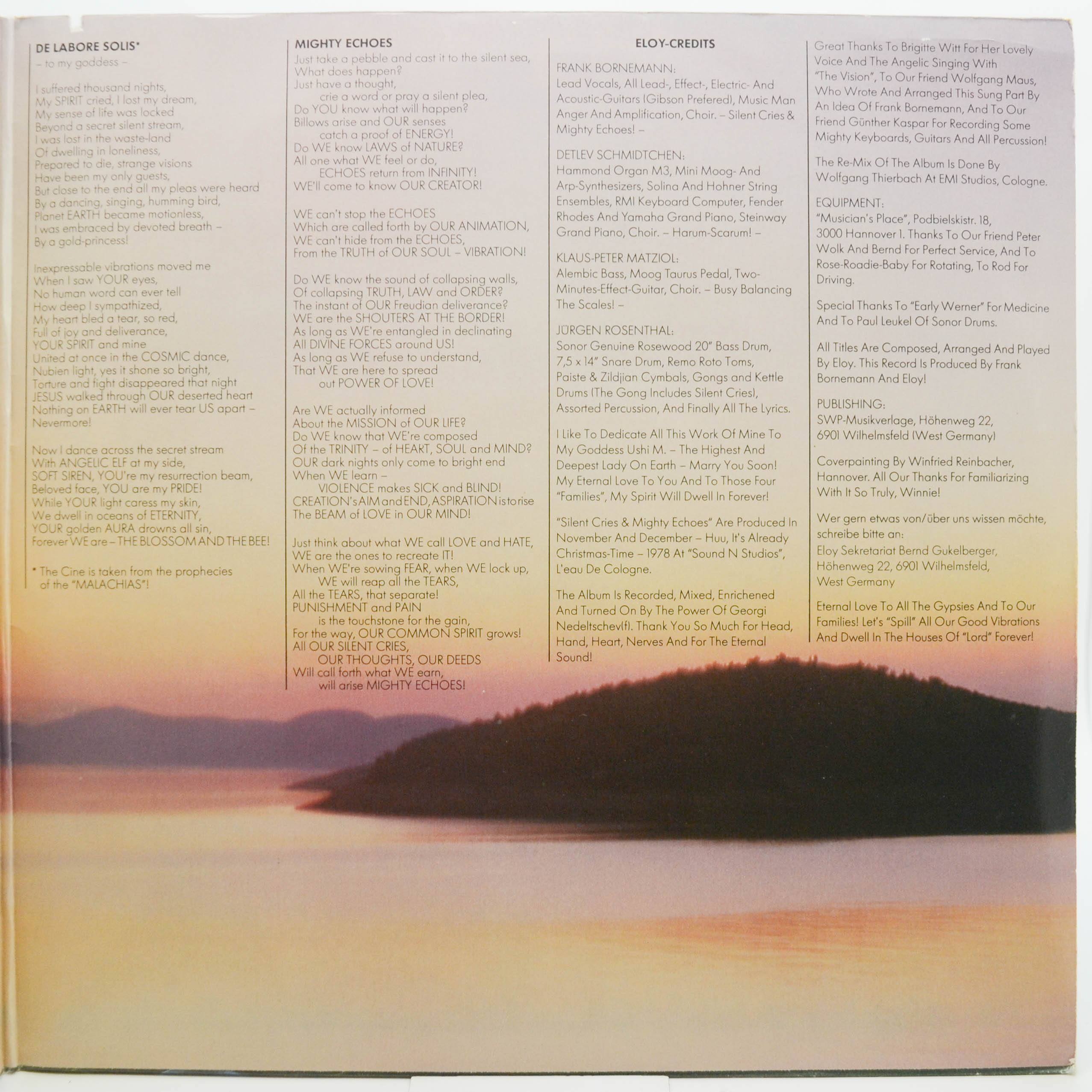 Eloy — Silent Cries And Mighty Echoes, 1979